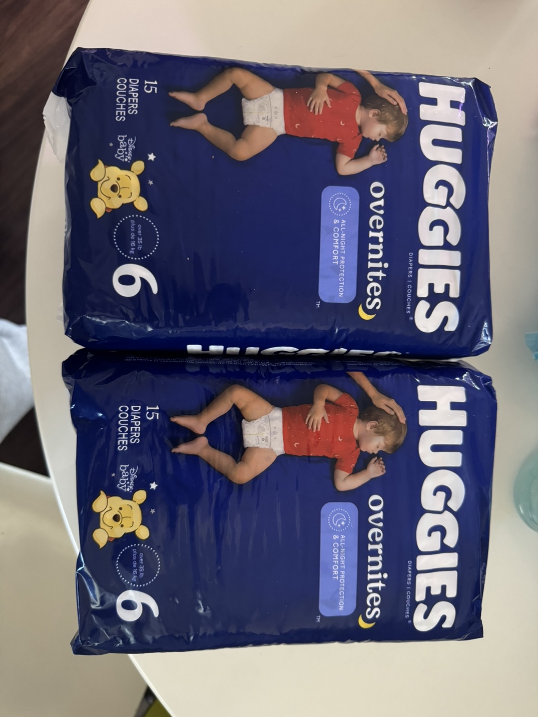 Huggies Overnites Diapers Size 6 - 2 Packs