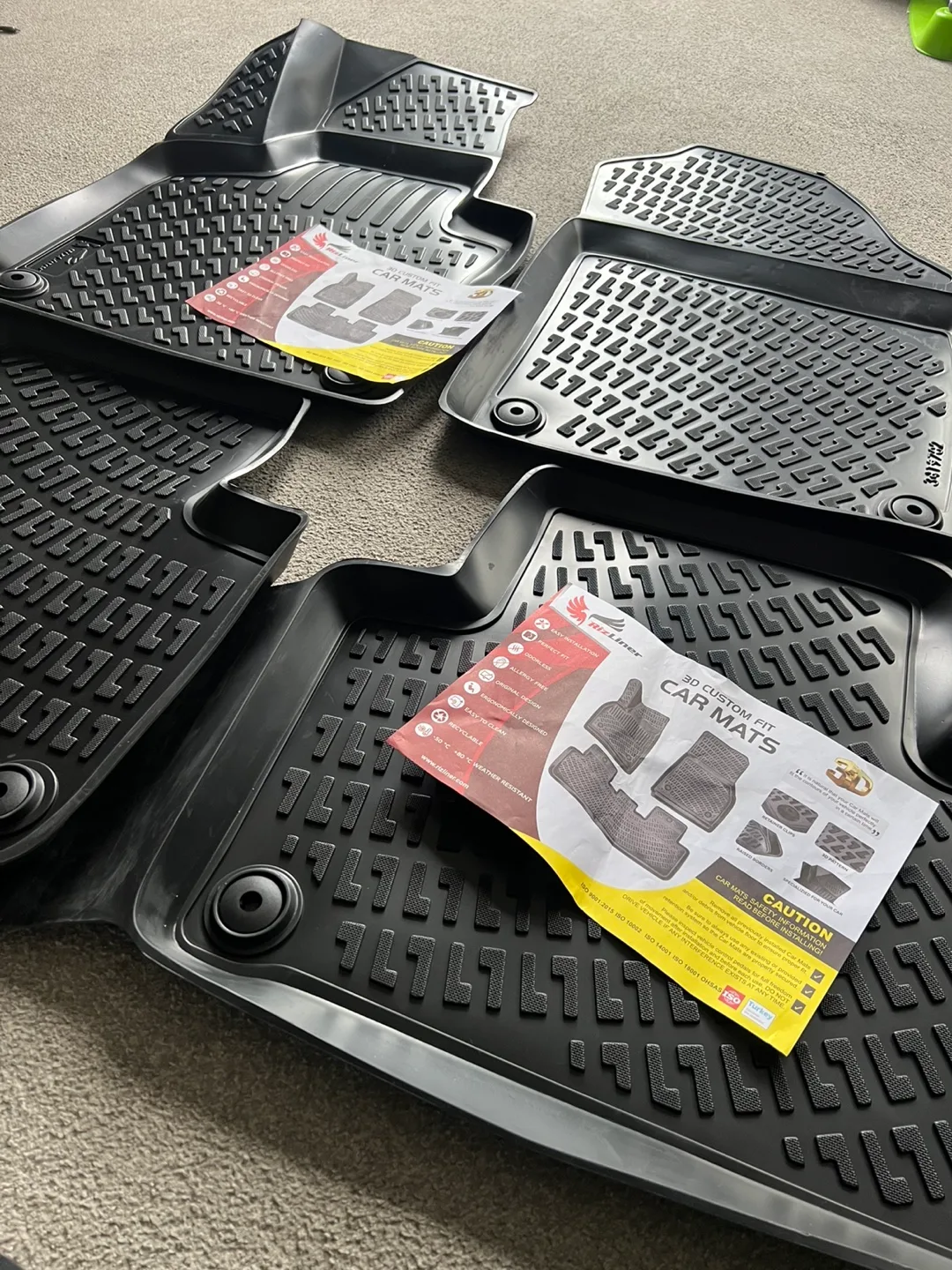 Volvo XC90 2016-2025 3D Custom Floor Mats (No Hybrid Models) image indicator(3)