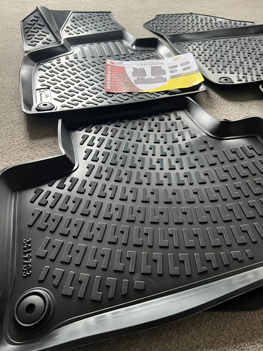 Volvo XC90 2016-2025 3D Custom Floor Mats (No Hybrid Models) image indicator(2)