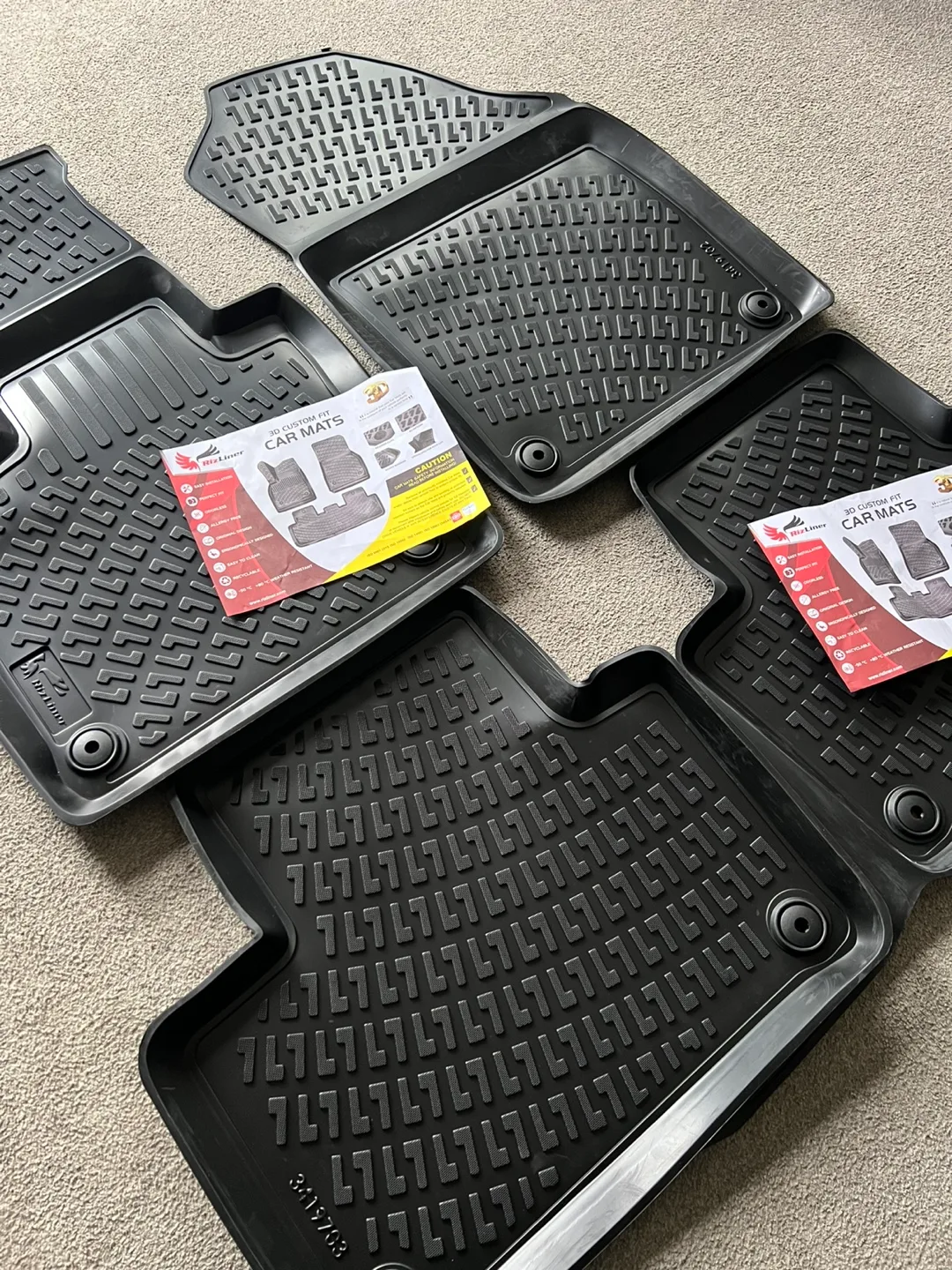 Volvo XC90 2016-2025 3D Custom Floor Mats (No Hybrid Models) image indicator(6)