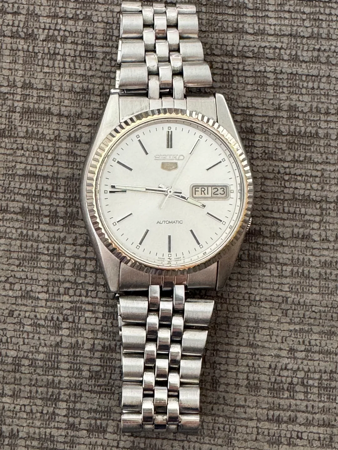 Seiko 5 Automatic Day-Date Watch Vintage 36mm 7009 image indicator(2)