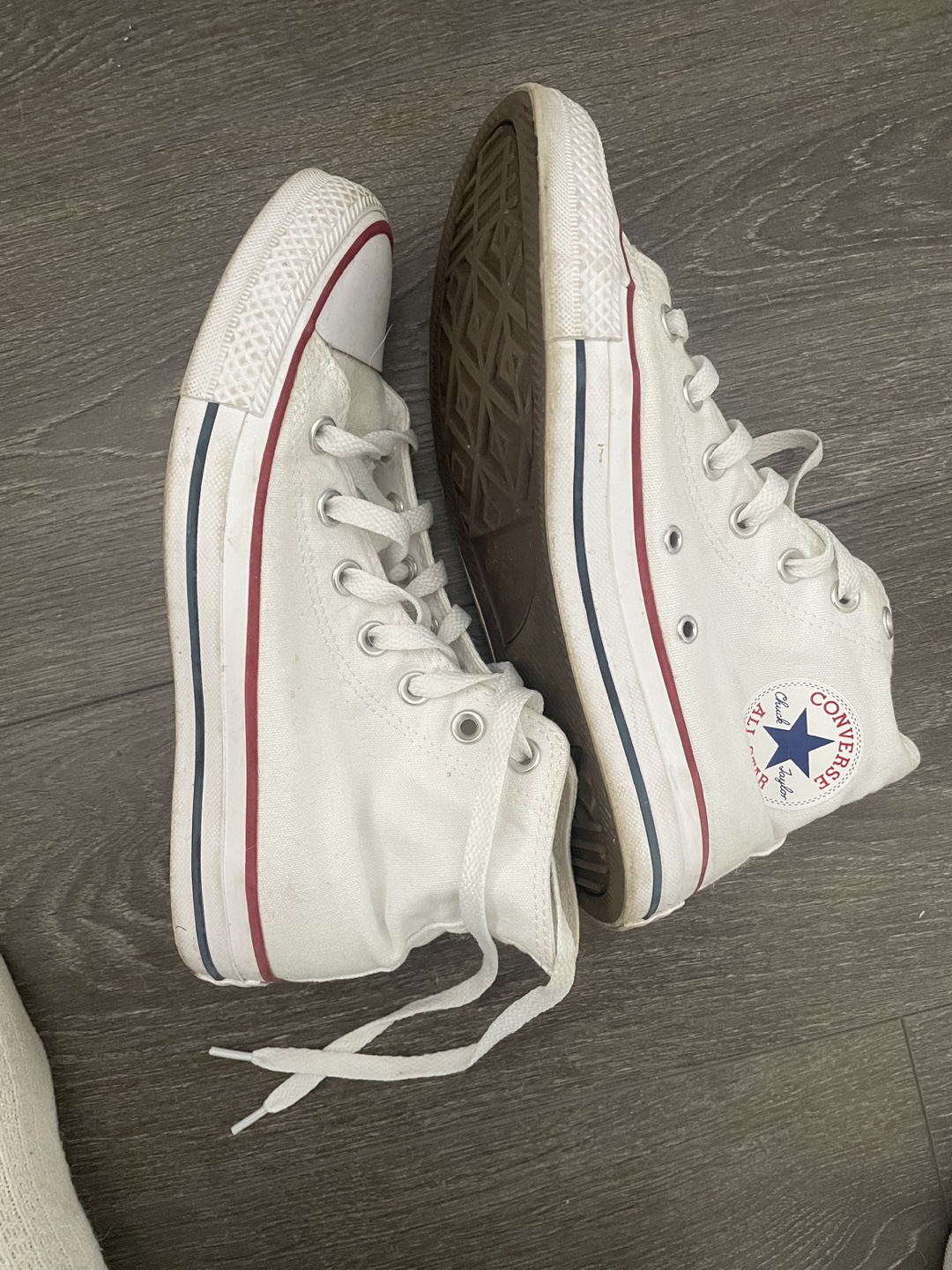 Converse Chuck High Top Sneakers - White - Women's 7.5 - photo 2