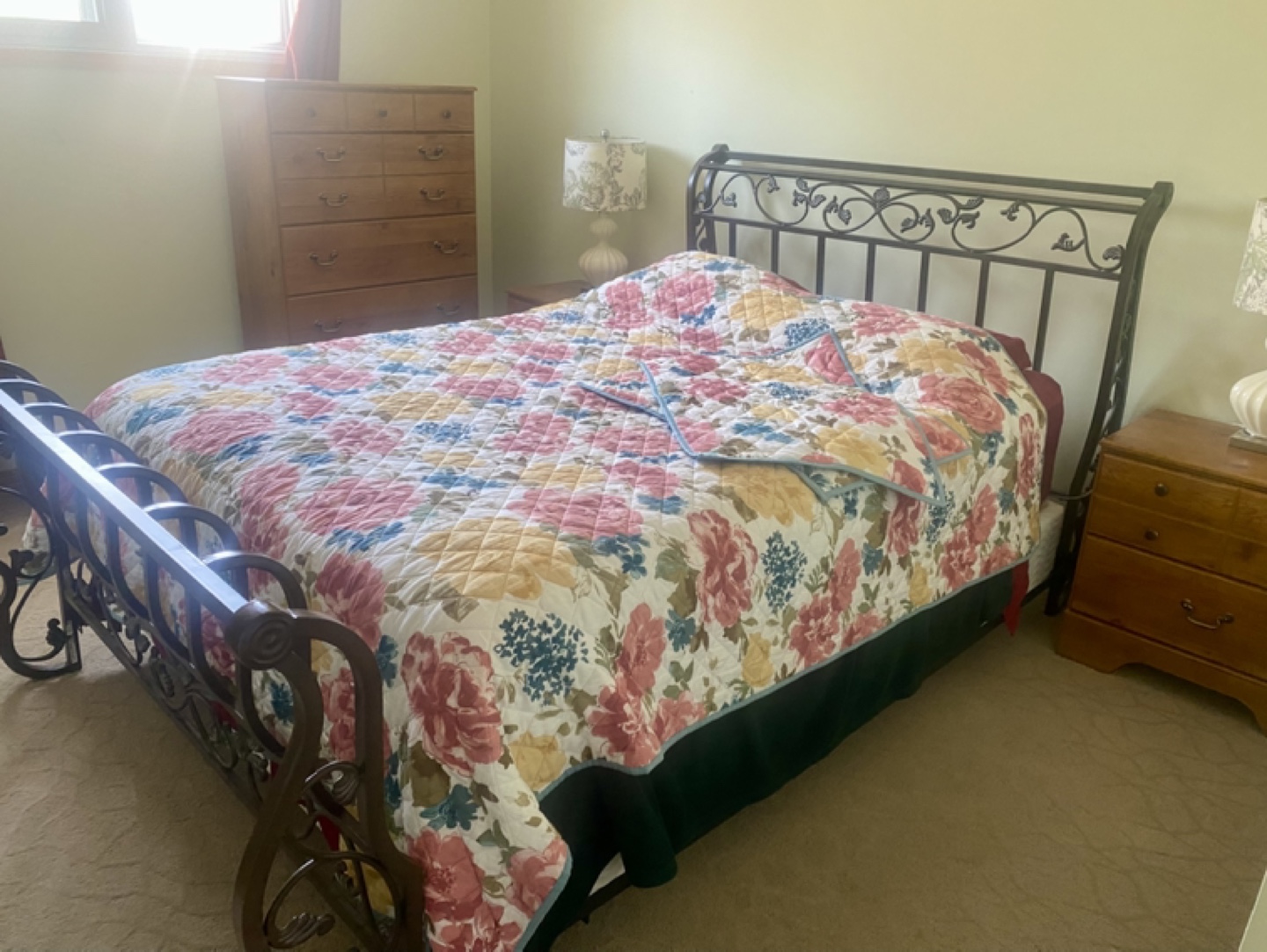 Bedroom Set: Queen Sleigh Bed, Nightstands, and Dresser