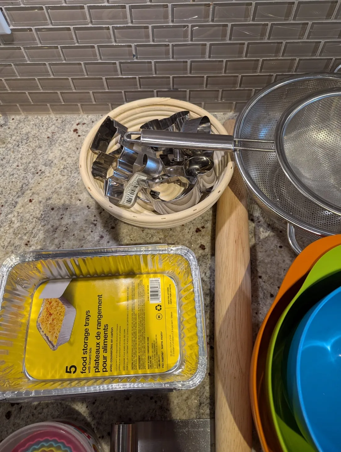 Baking Supplies Bundle - Bowls, Rolling Pin & More! image indicator(2)