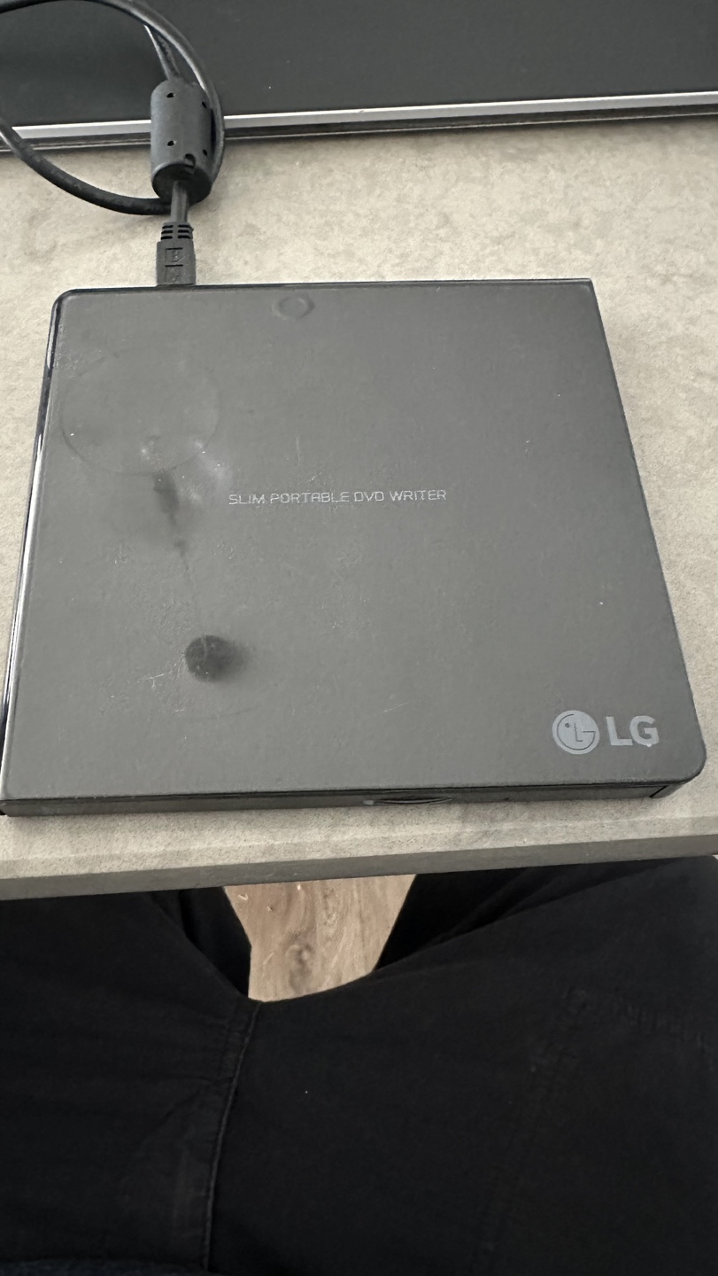 LG Slim Portable DVD Writer