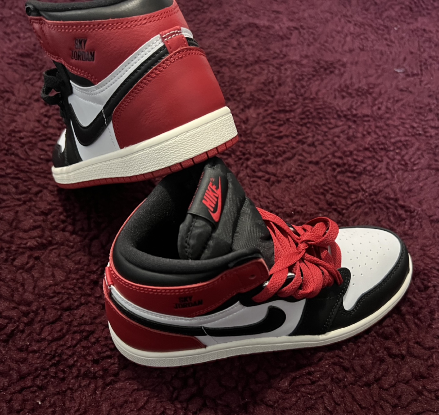 Jordan 1 Retro High OG PS - Black/Varsity Red - photo 3