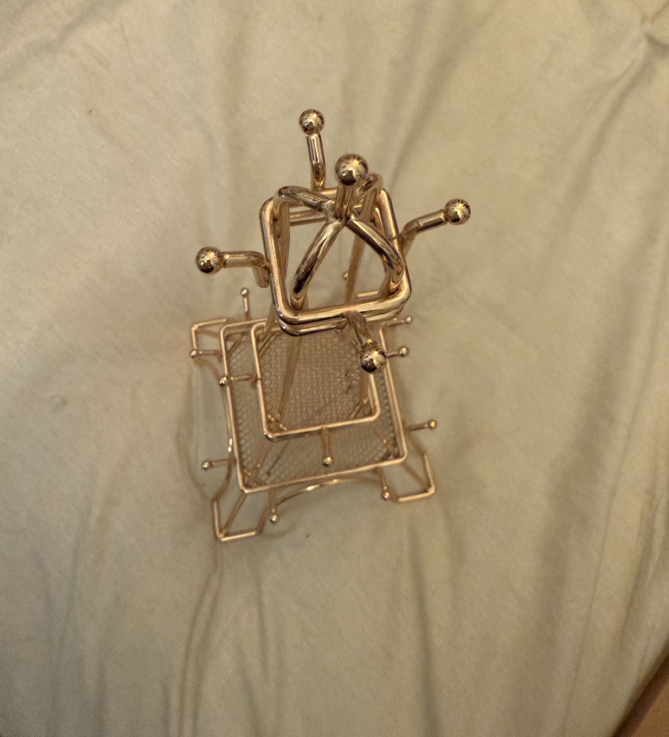 Gold Eiffel Tower Jewelry Stand - photo 2