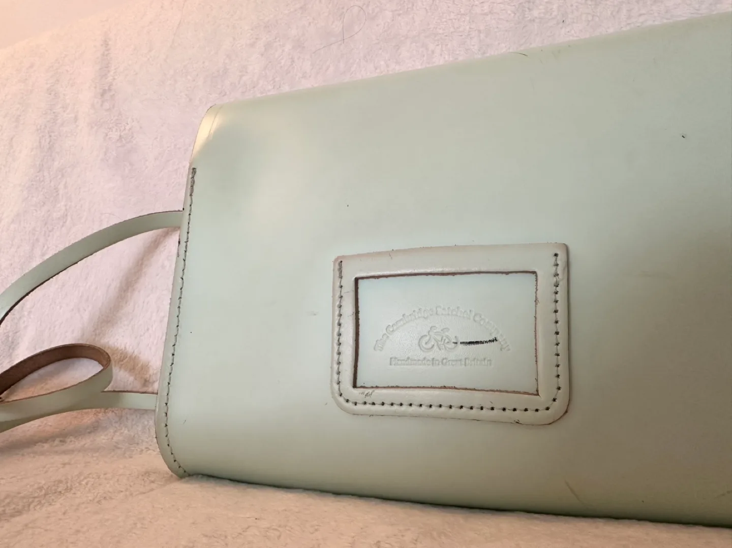 Cambridge Satchel Company Mint Green Leather Crossbody Bag image indicator(3)