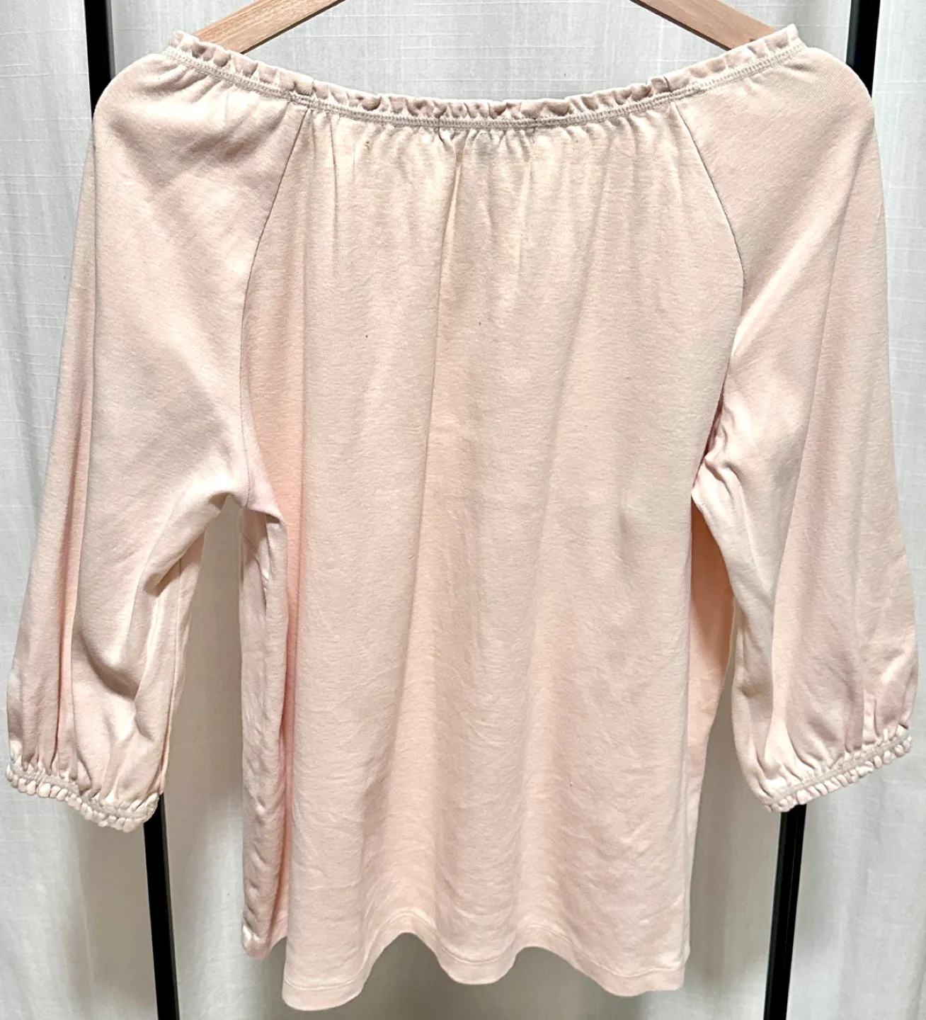 Thyme Maternity XL Pink 3/4 Sleeve Blouse image indicator(5)