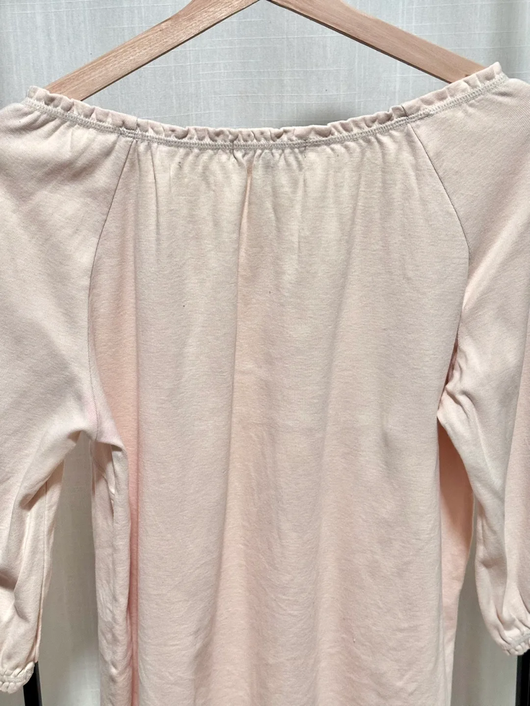 Thyme Maternity XL Pink 3/4 Sleeve Blouse image indicator(6)