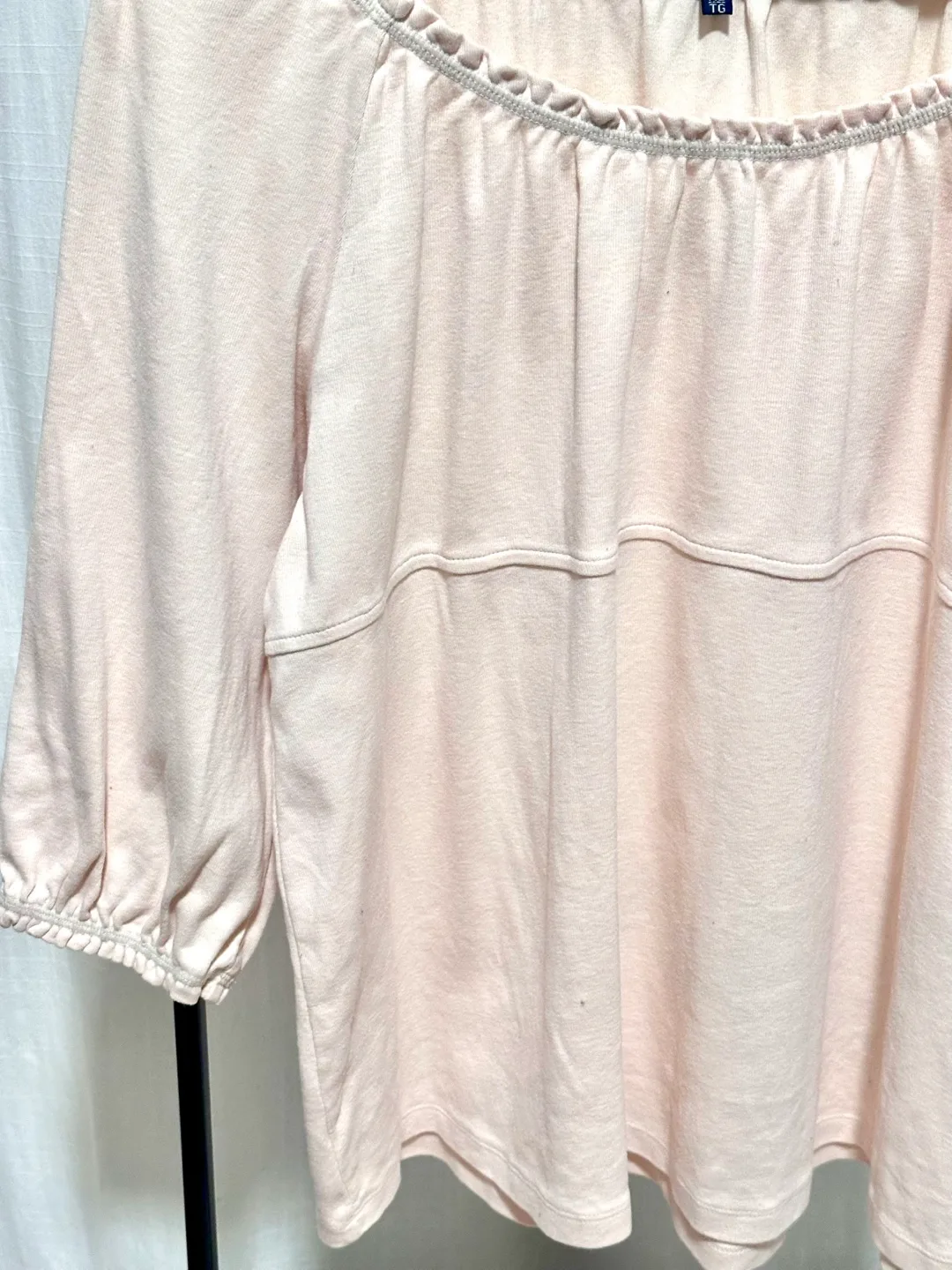 Thyme Maternity XL Pink 3/4 Sleeve Blouse image indicator(4)