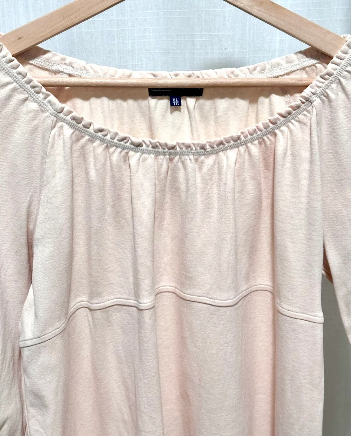 Thyme Maternity XL Pink 3/4 Sleeve Blouse image indicator(3)