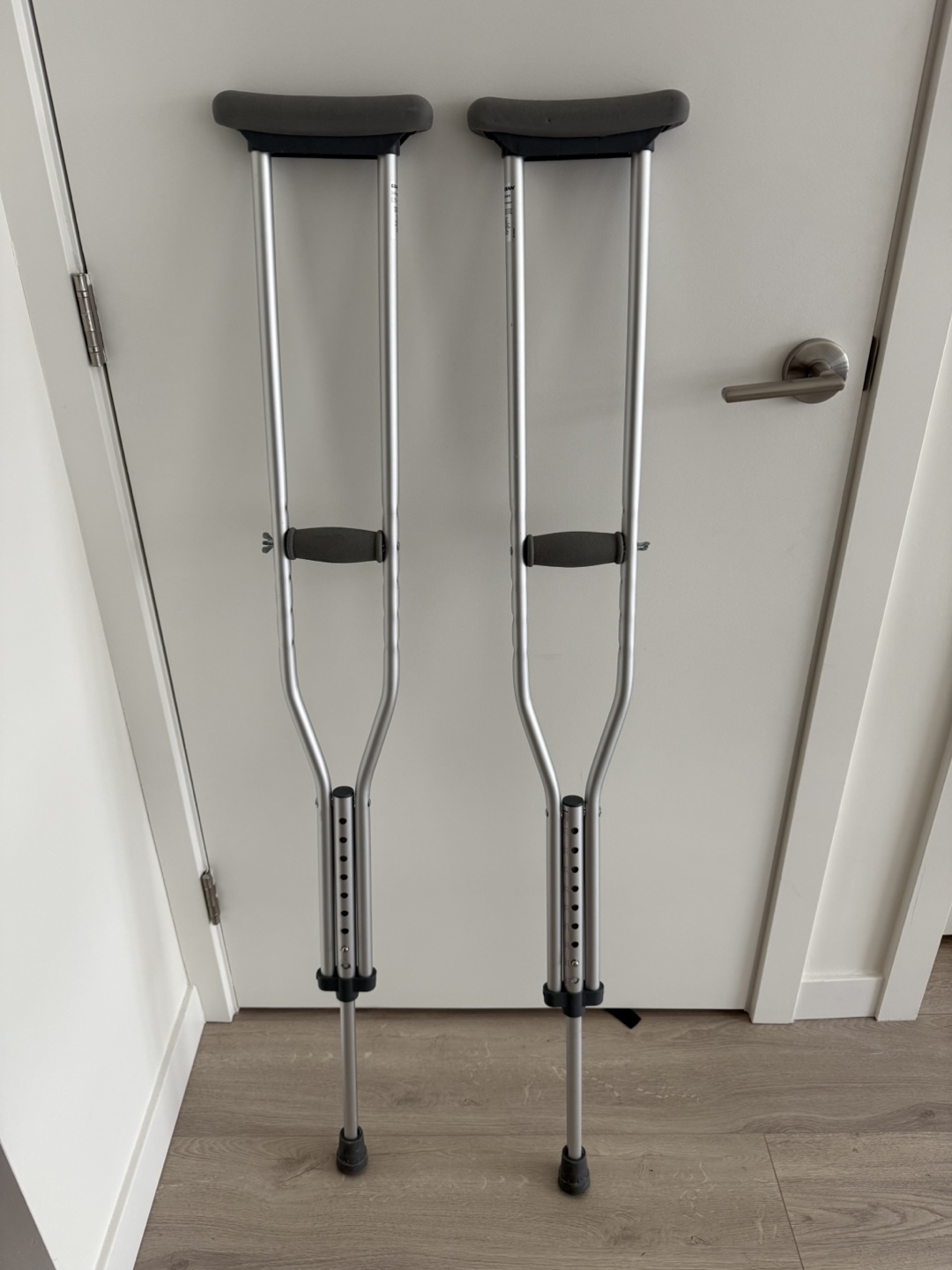 Pair of Adjustable Crutches