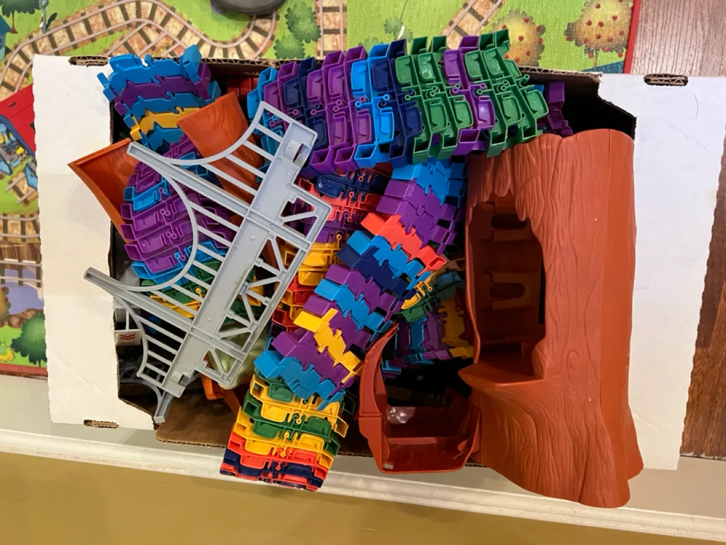 Adventure Force Crane Racer Playset & Track Master Train Pieces image indicator(3)