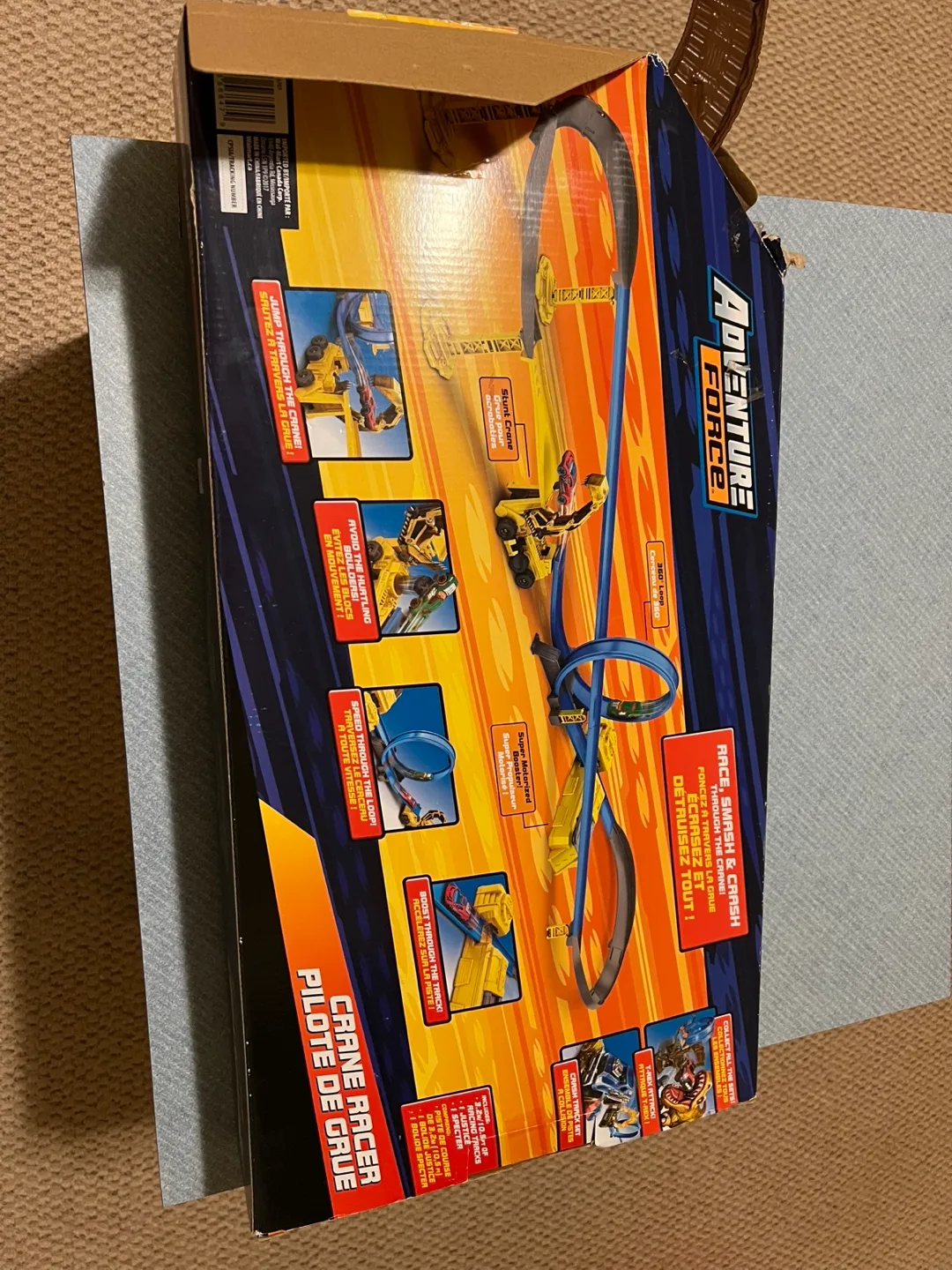 Adventure Force Crane Racer Playset & Track Master Train Pieces image indicator(2)