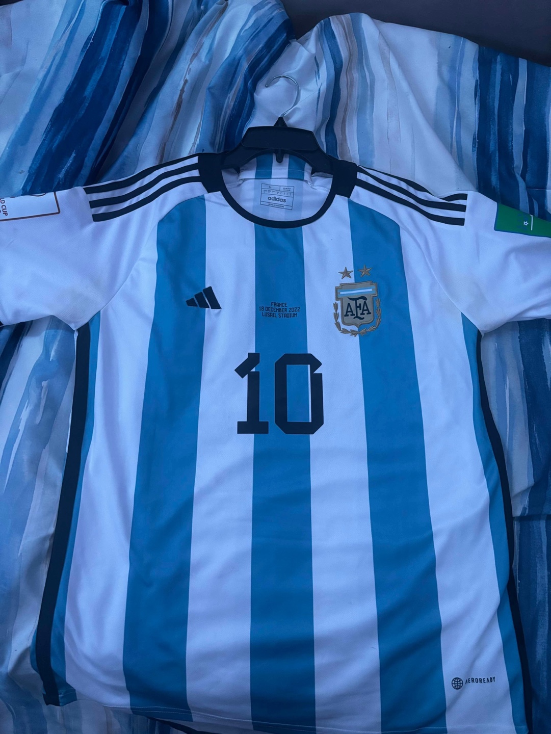 Argentina #10 Messi Adidas Jersey