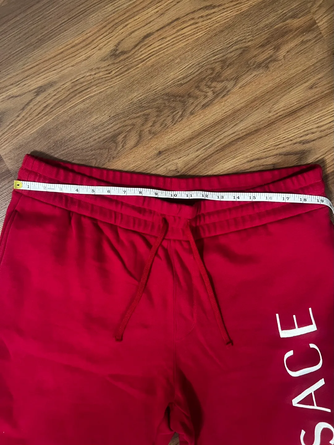 Authentic NWT Versace Men's Red Joggers image indicator(7)