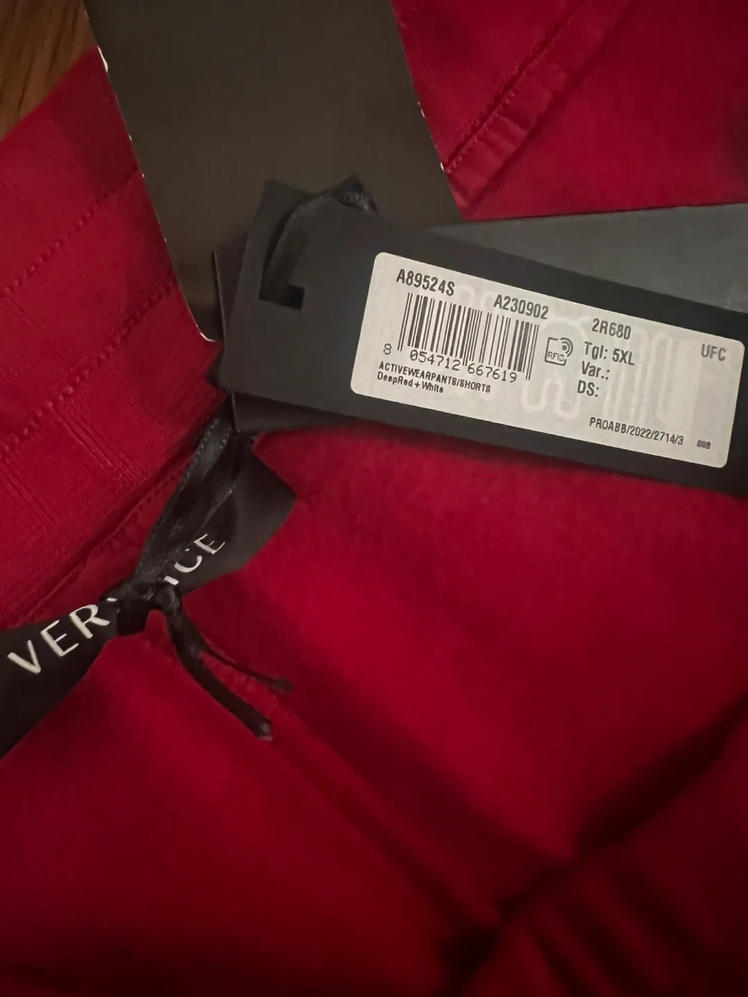 Authentic NWT Versace Men's Red Joggers image indicator(6)