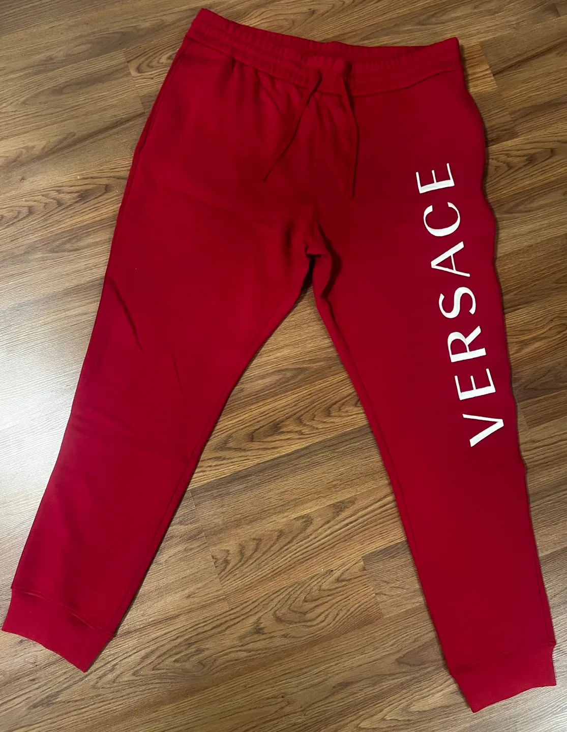 Authentic NWT Versace Men's Red Joggers image indicator(3)