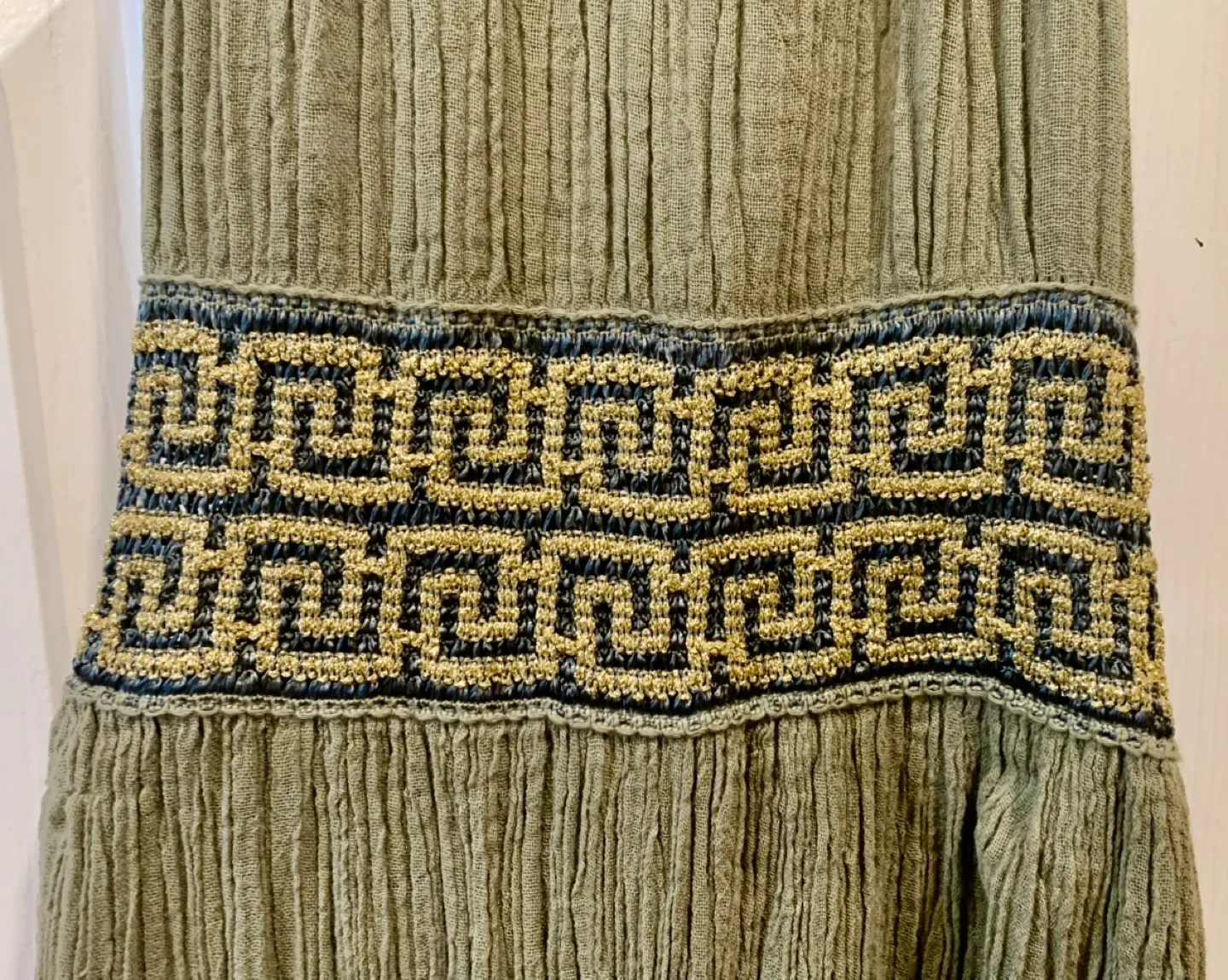 Grimani Greek Olive Green Maxi Dress (NWT) image indicator(3)