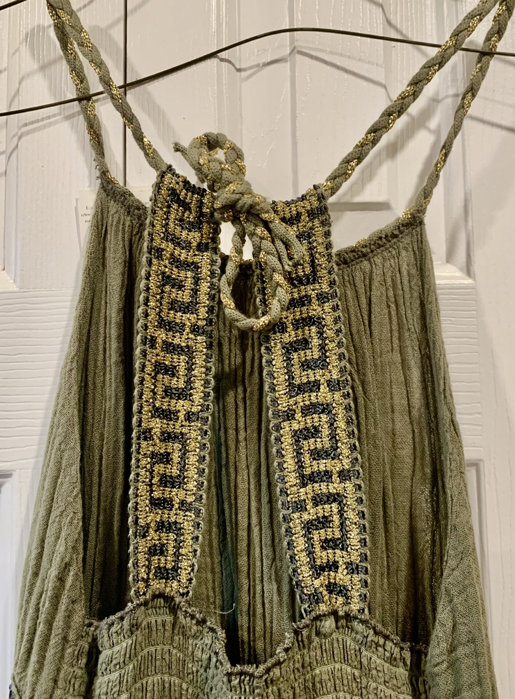 Grimani Greek Olive Green Maxi Dress (NWT) - photo 4