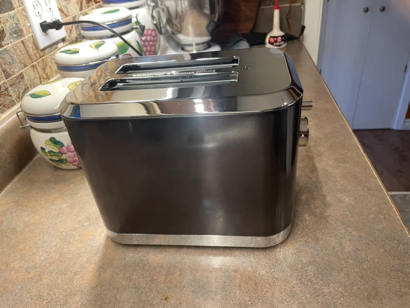 Paderno 2-Slice Toaster - Brushed Stainless Steel image indicator(2)