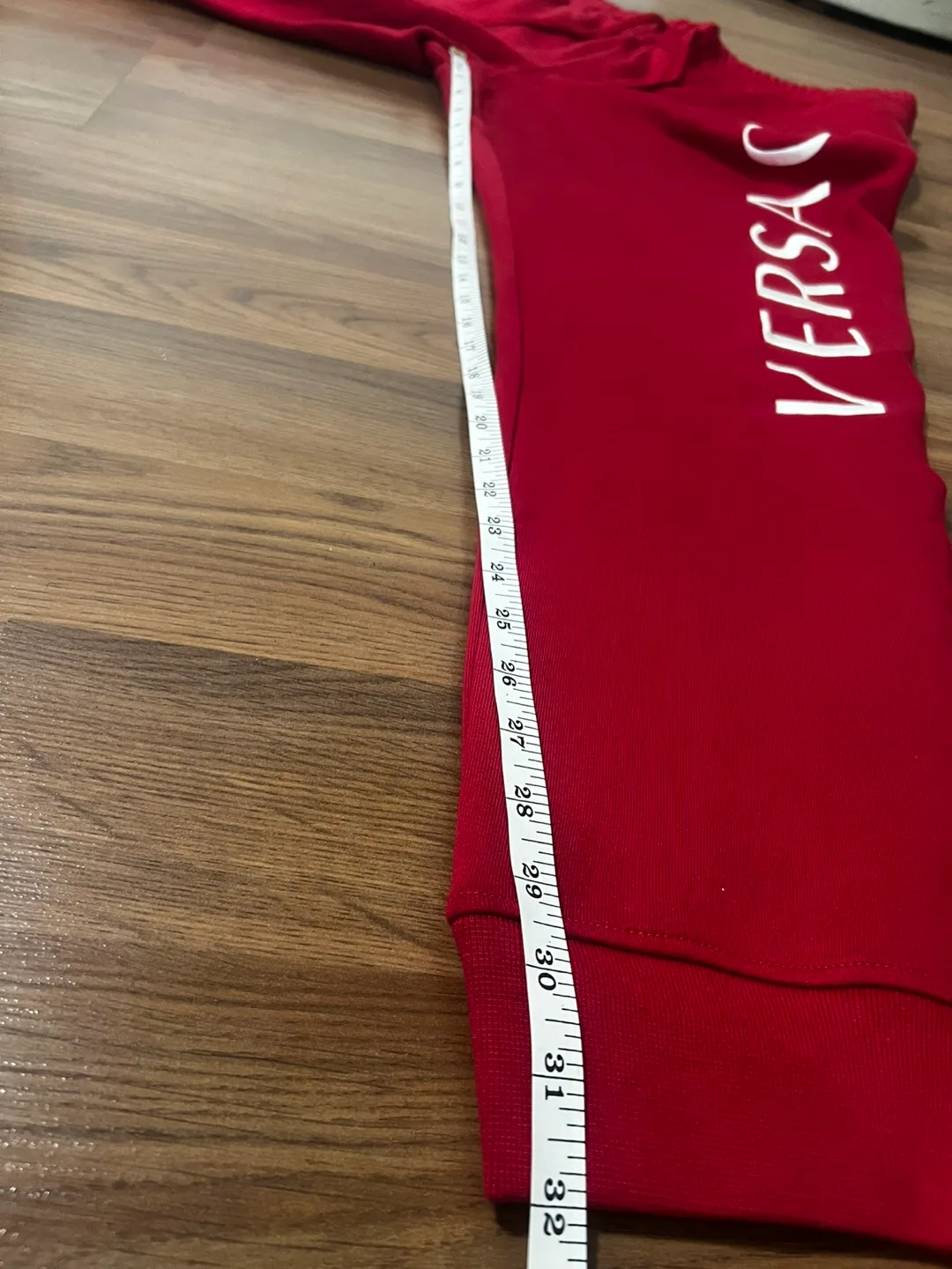 Authentic NWT Versace Men's Red Joggers image indicator(9)