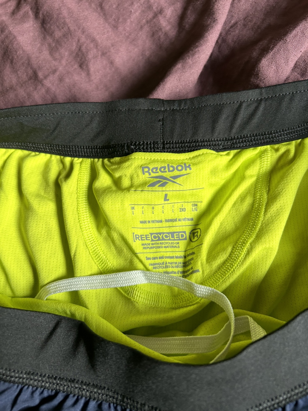 Men's Reebok Running Shorts - Size Large - photo 3