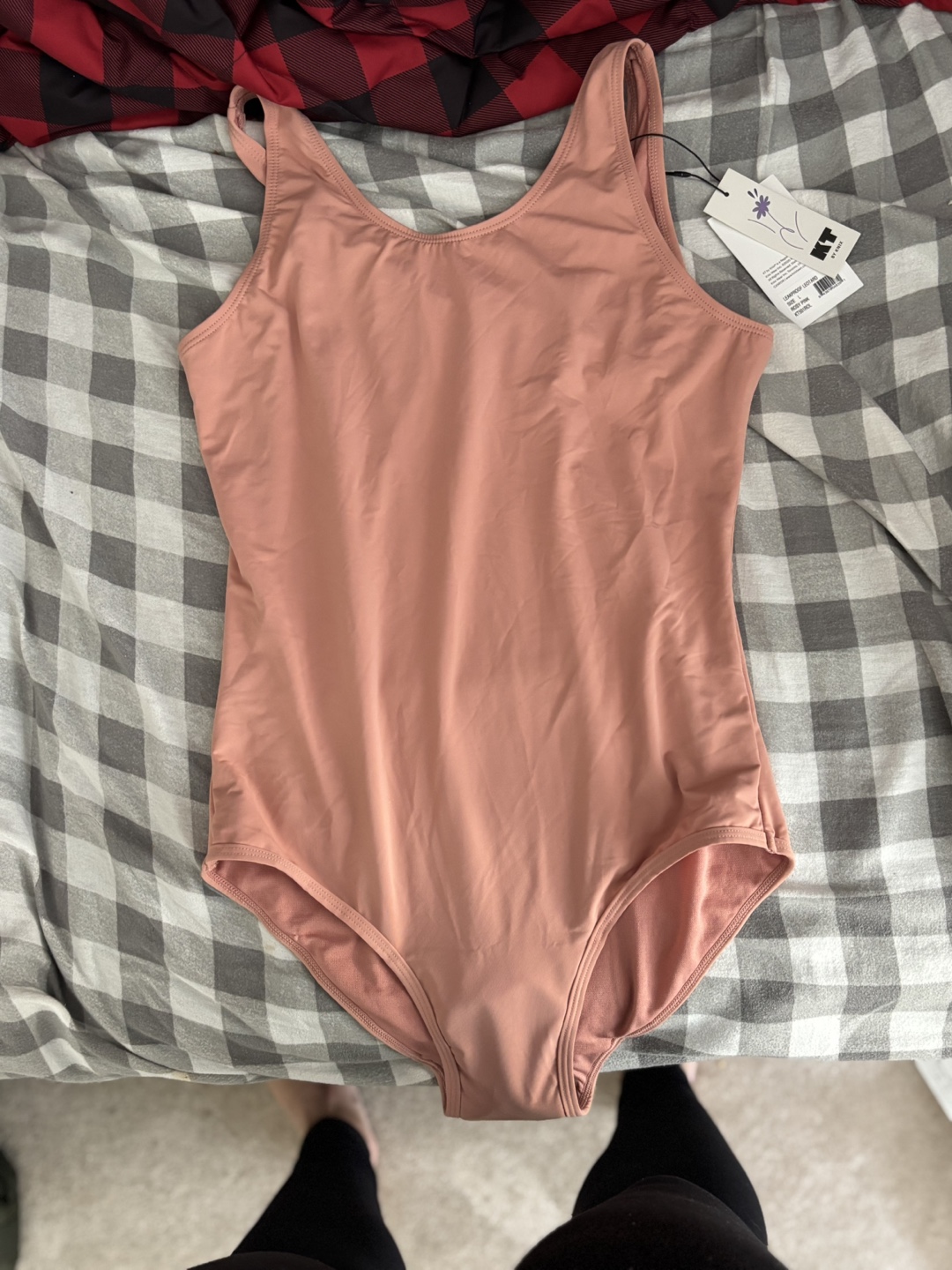 Brand New! Dusty rose  One-Piece Swimsuit/ leotard