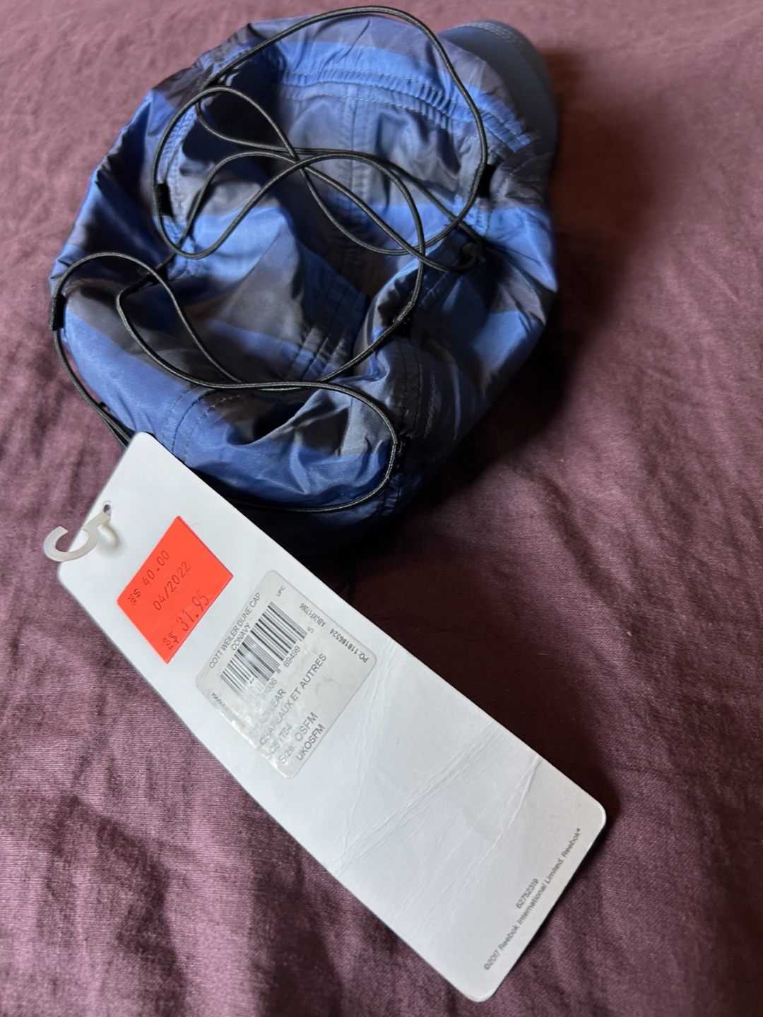 Reebok Blue Running Hat - photo 4