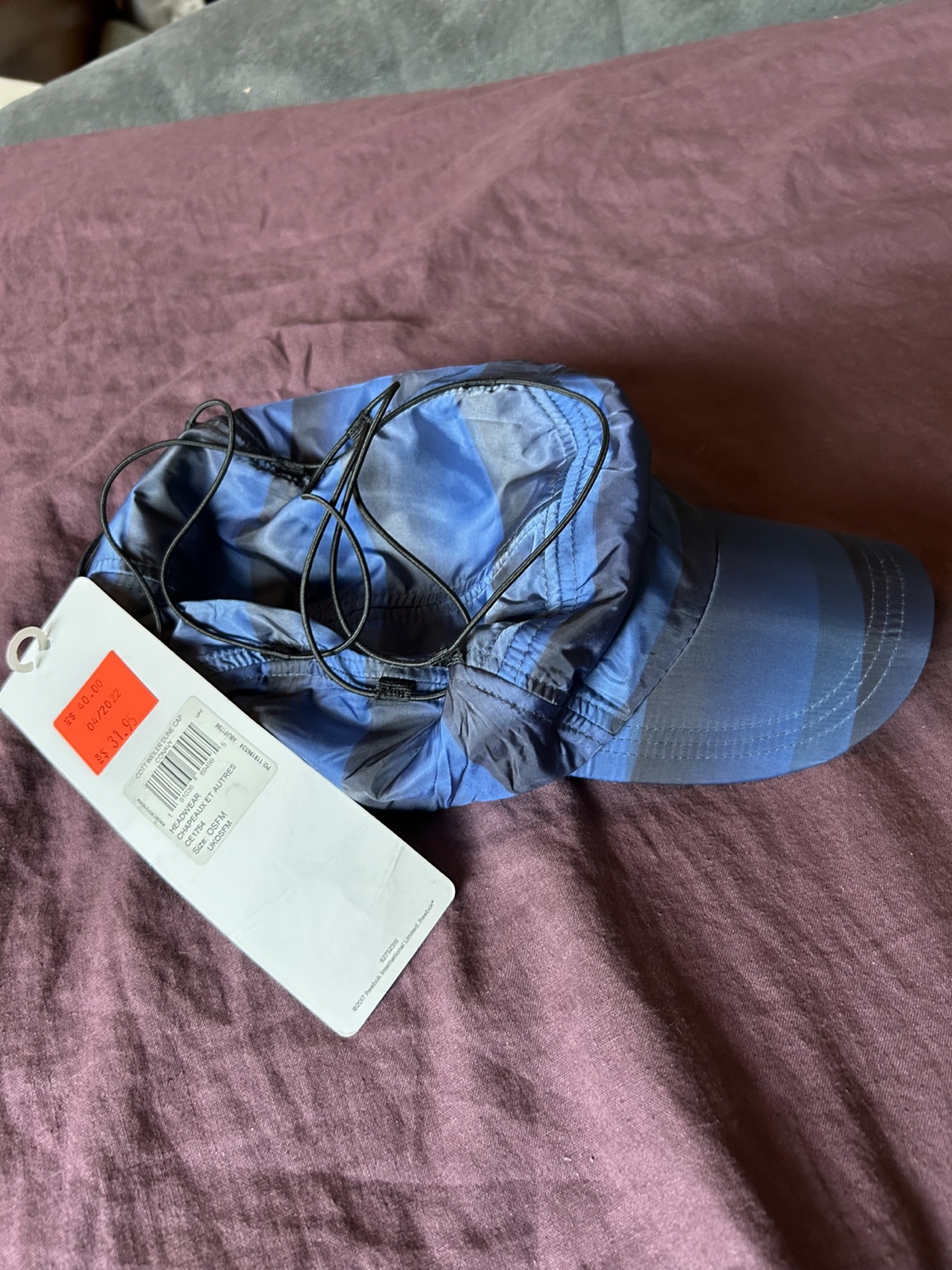Reebok Blue Running Hat - photo 2