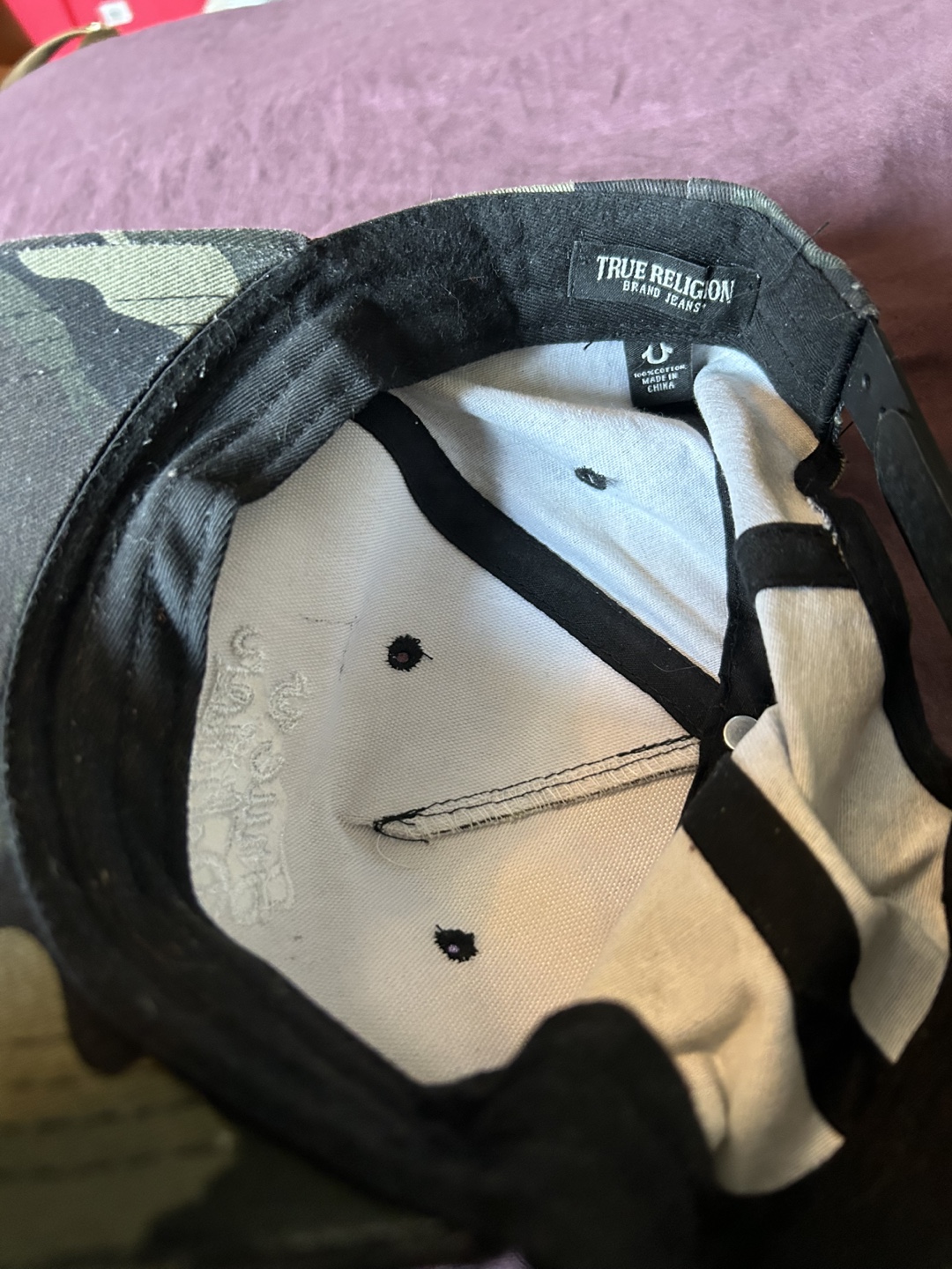 True Religion Brand Jeans Camo Baseball Cap - photo 3