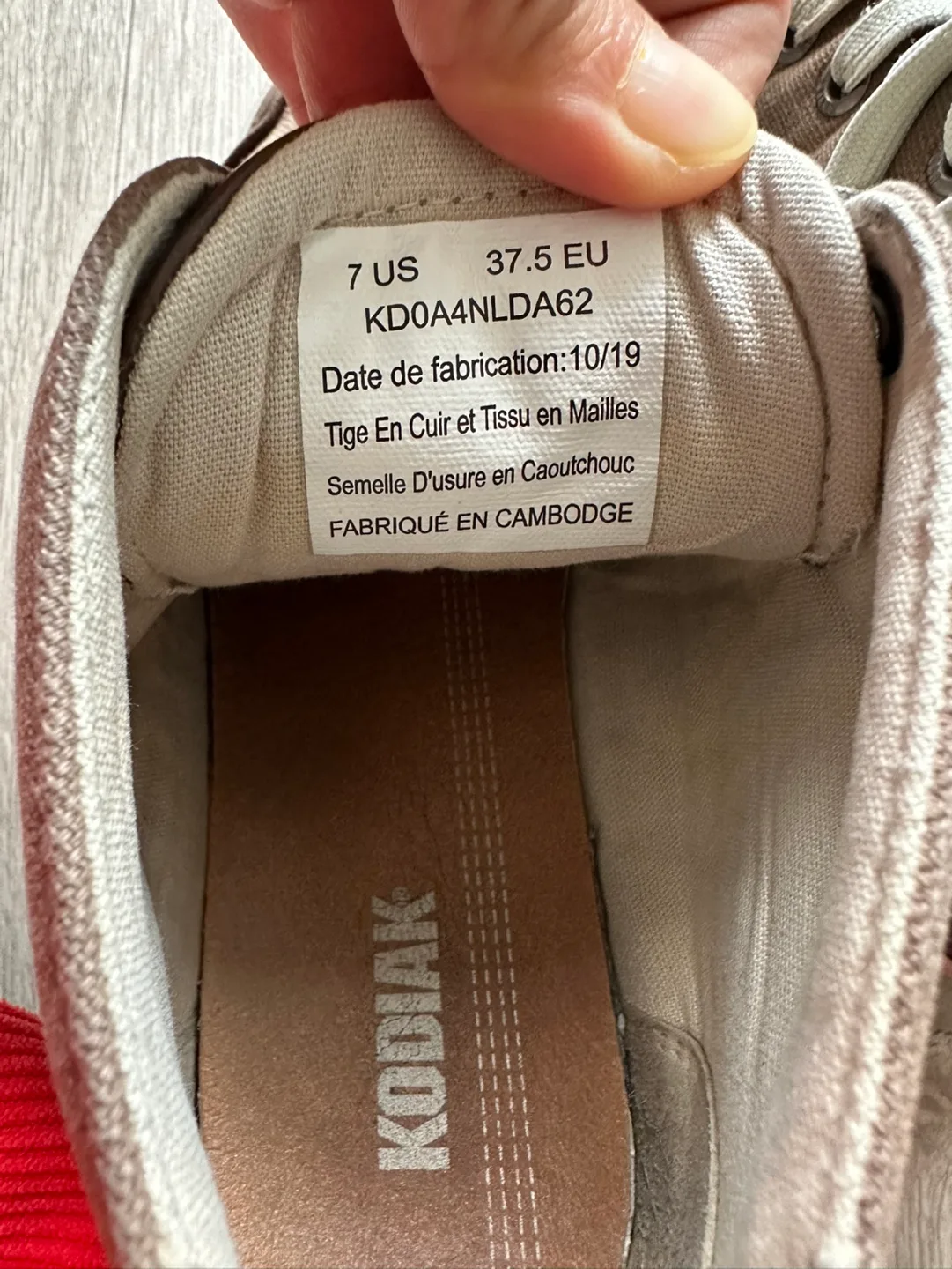 Kodiak Brown Canvas High-Top Sneakers image indicator(6)