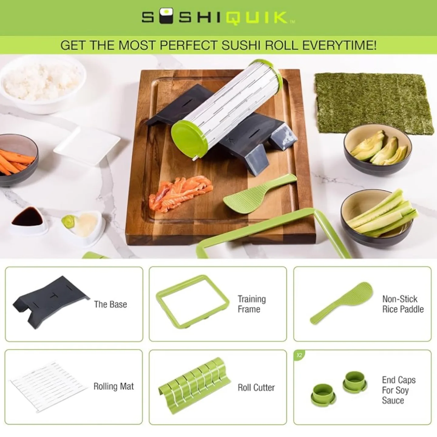 SushiQuik Sushi Making Kit - New in Box image indicator(4)
