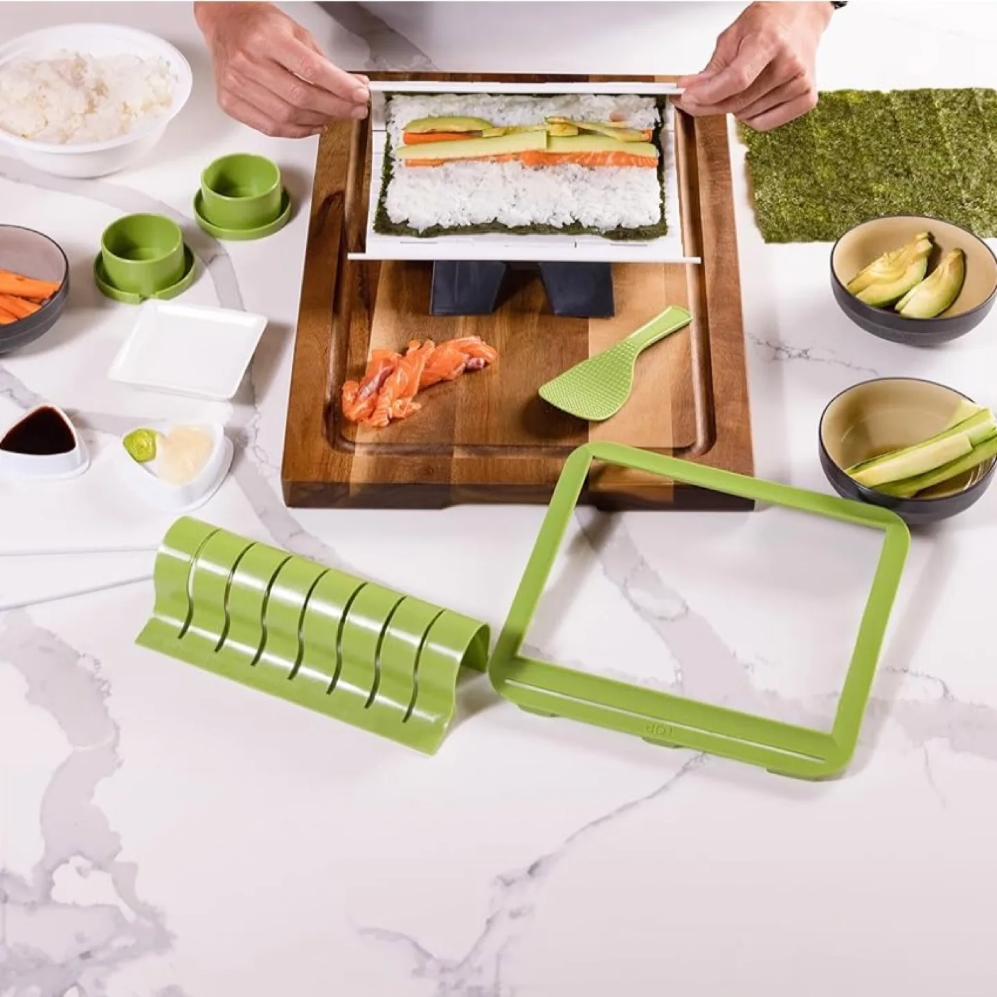 SushiQuik Sushi Making Kit - New in Box image indicator(8)