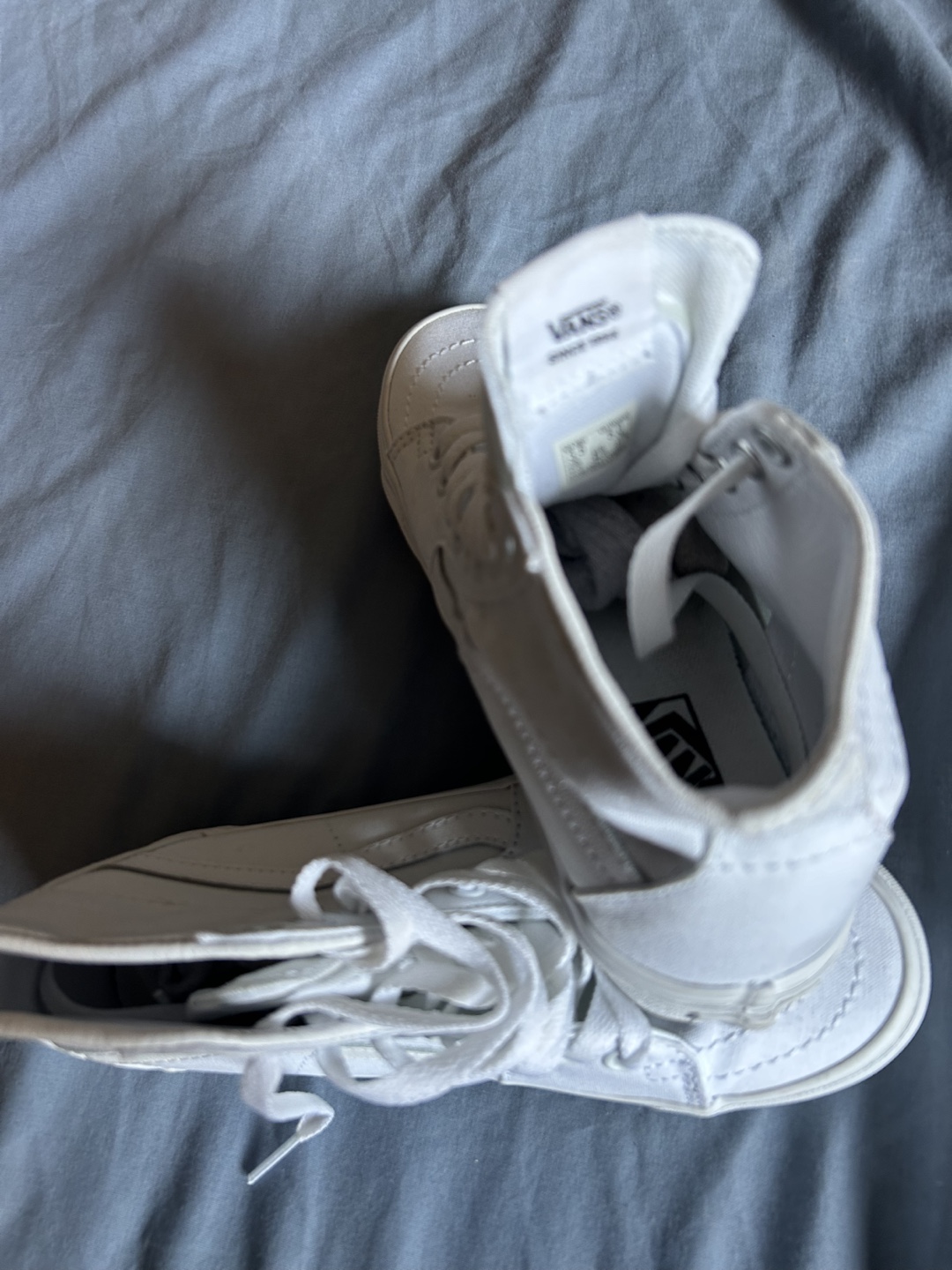 Vans White High Top Sneakers - photo 4