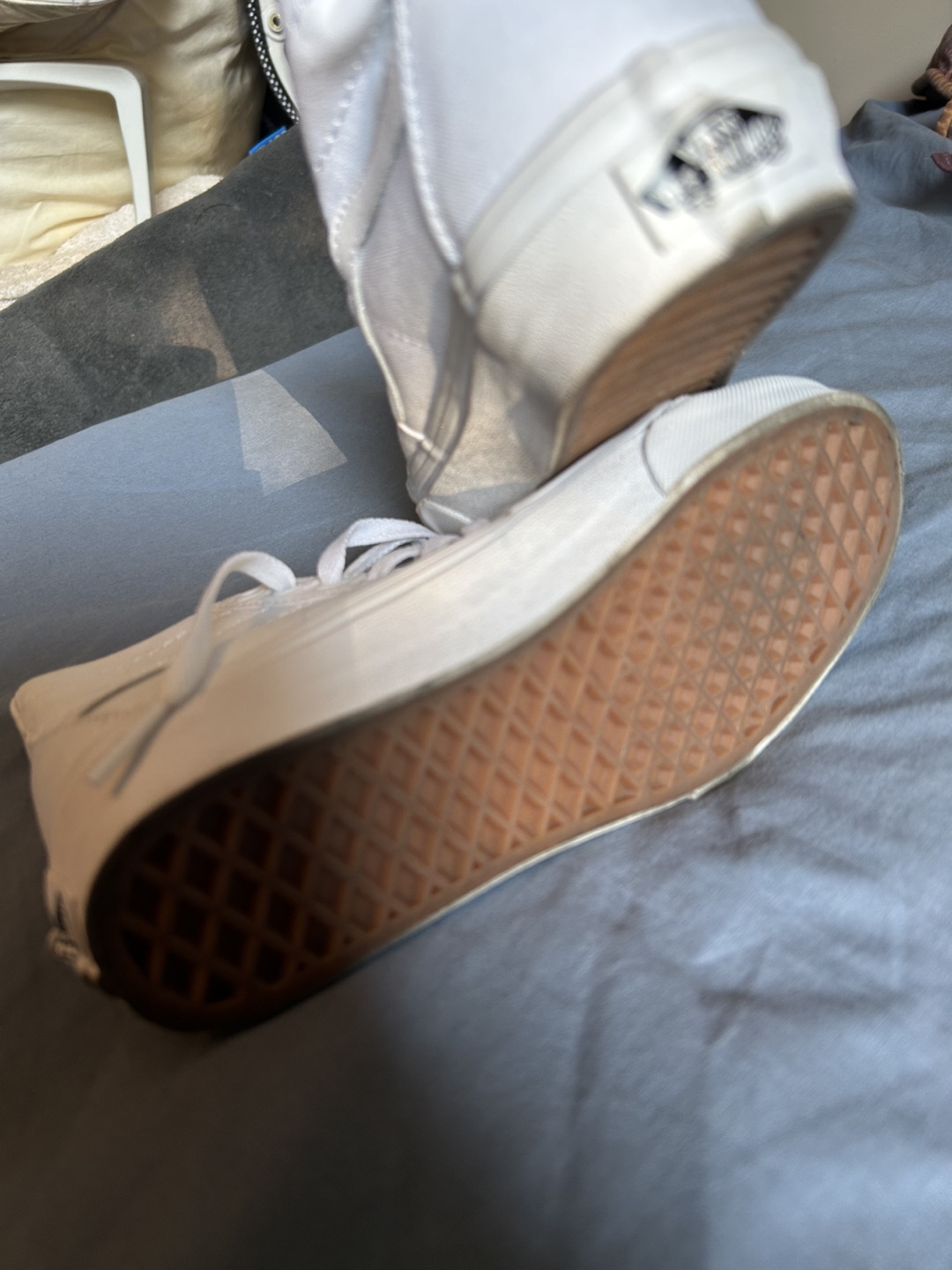 Vans White High Top Sneakers - photo 5