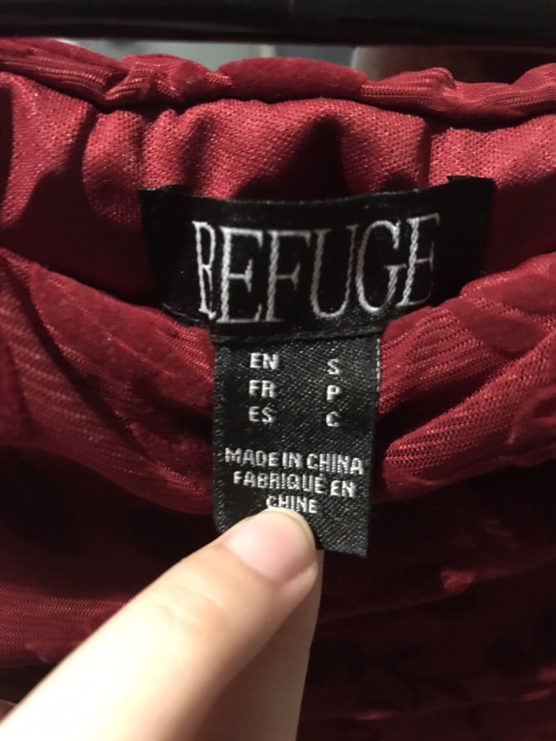 Burgundy Off-the-Shoulder Velvet Mini Dress - photo 2