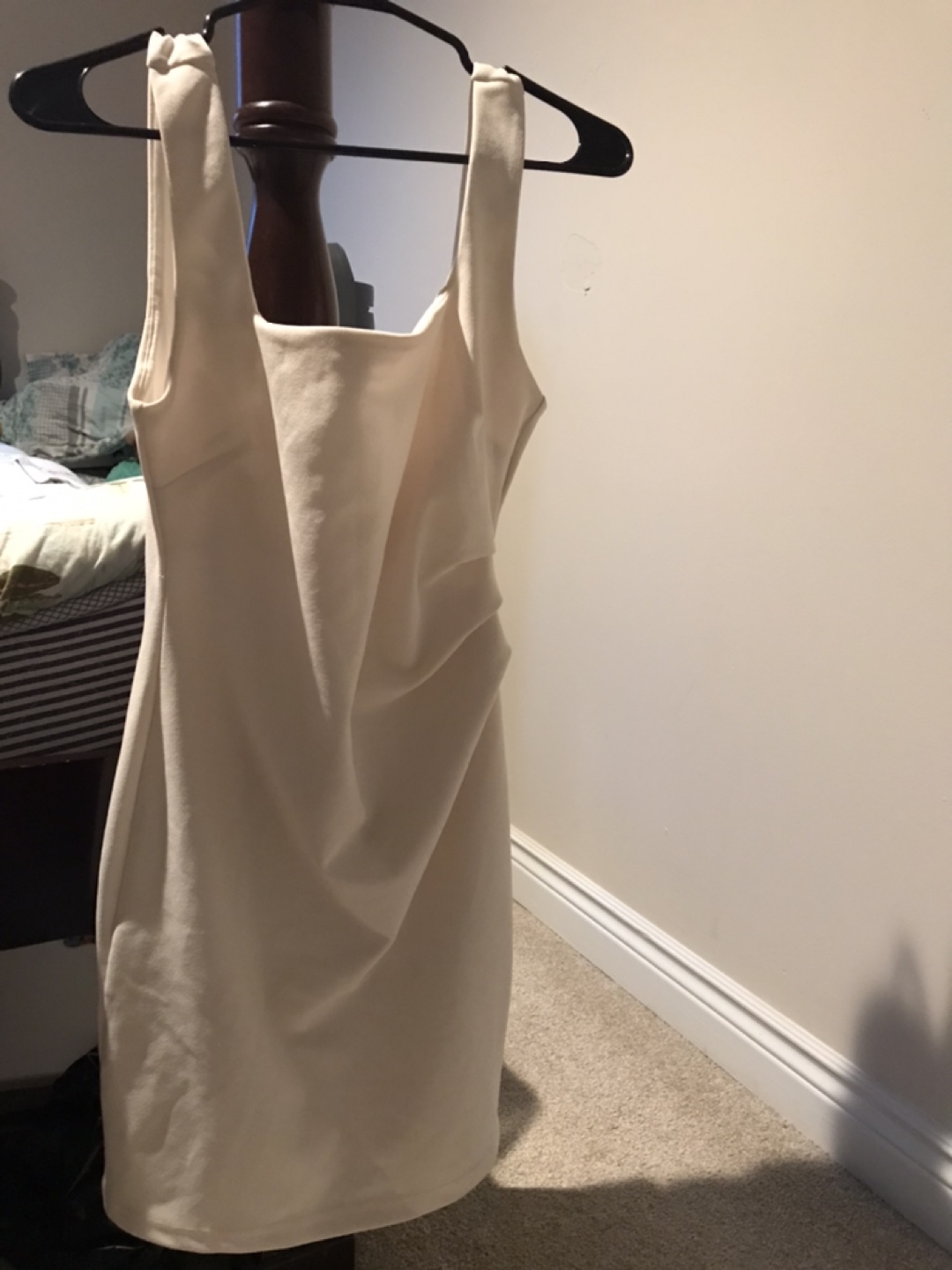 H&M White Mini Dress Size M