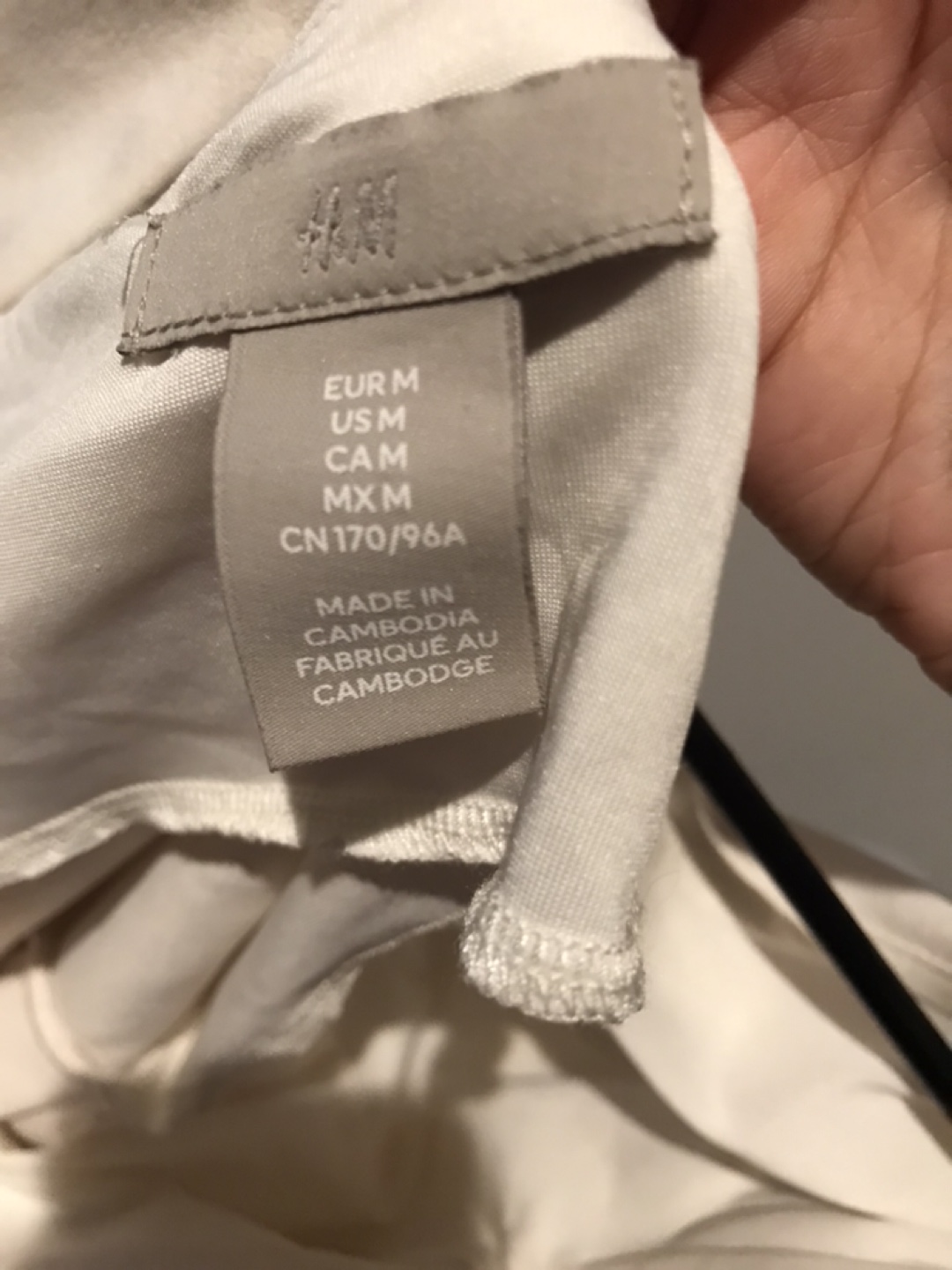 H&M White Mini Dress Size M - photo 2