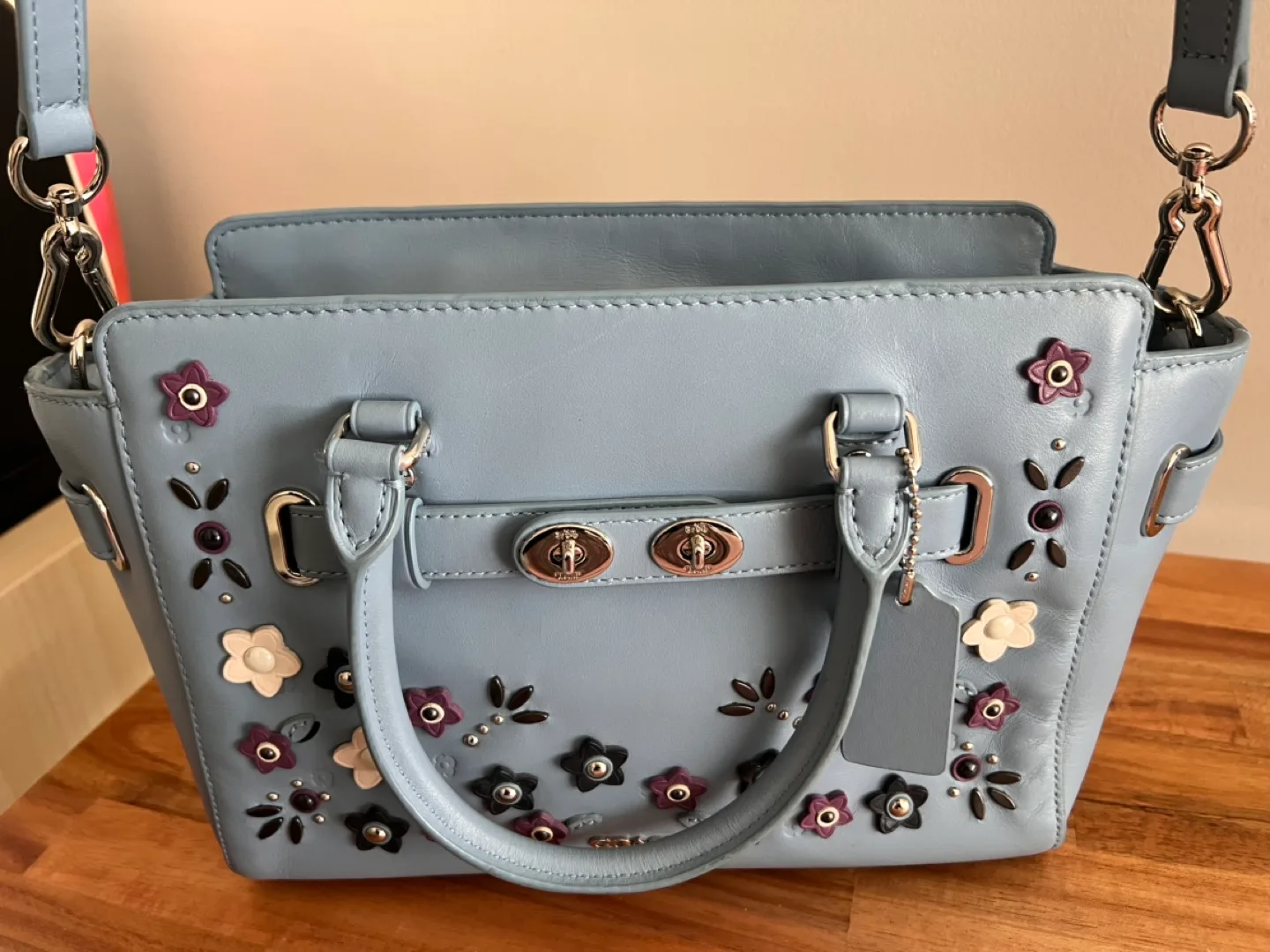 Coach - Blake Carryall with Floral Appliqué Cornflower image indicator(2)