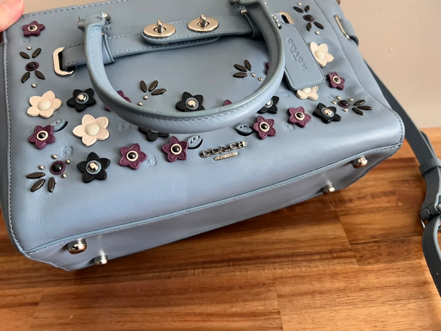 Coach - Blake Carryall with Floral Appliqué Cornflower image indicator(10)