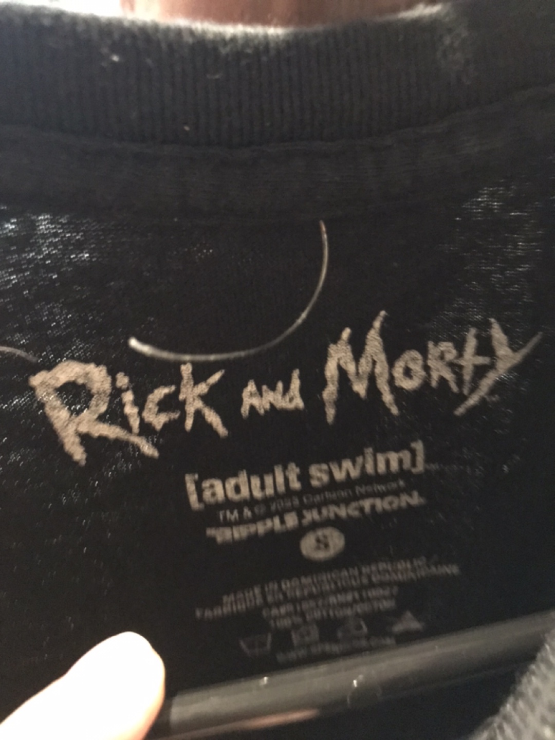 Rick and Morty Adult Swim T-Shirt - Size S - photo 2