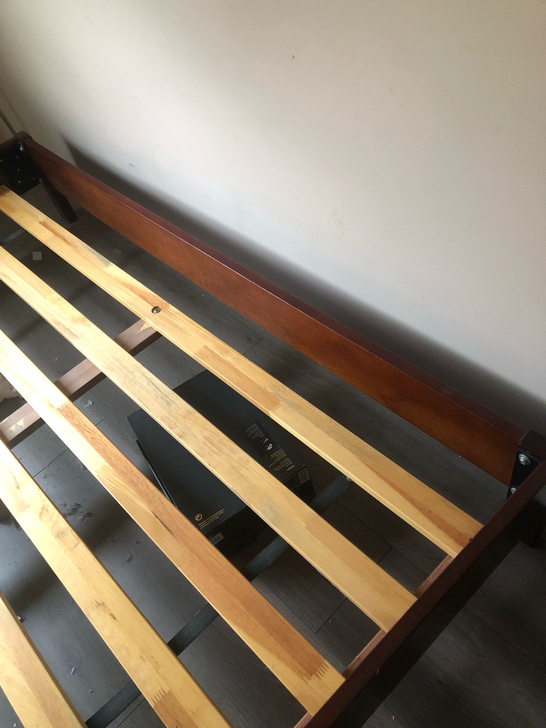 Wooden Queen Size Bed Frame – Sturdy & Elegant!