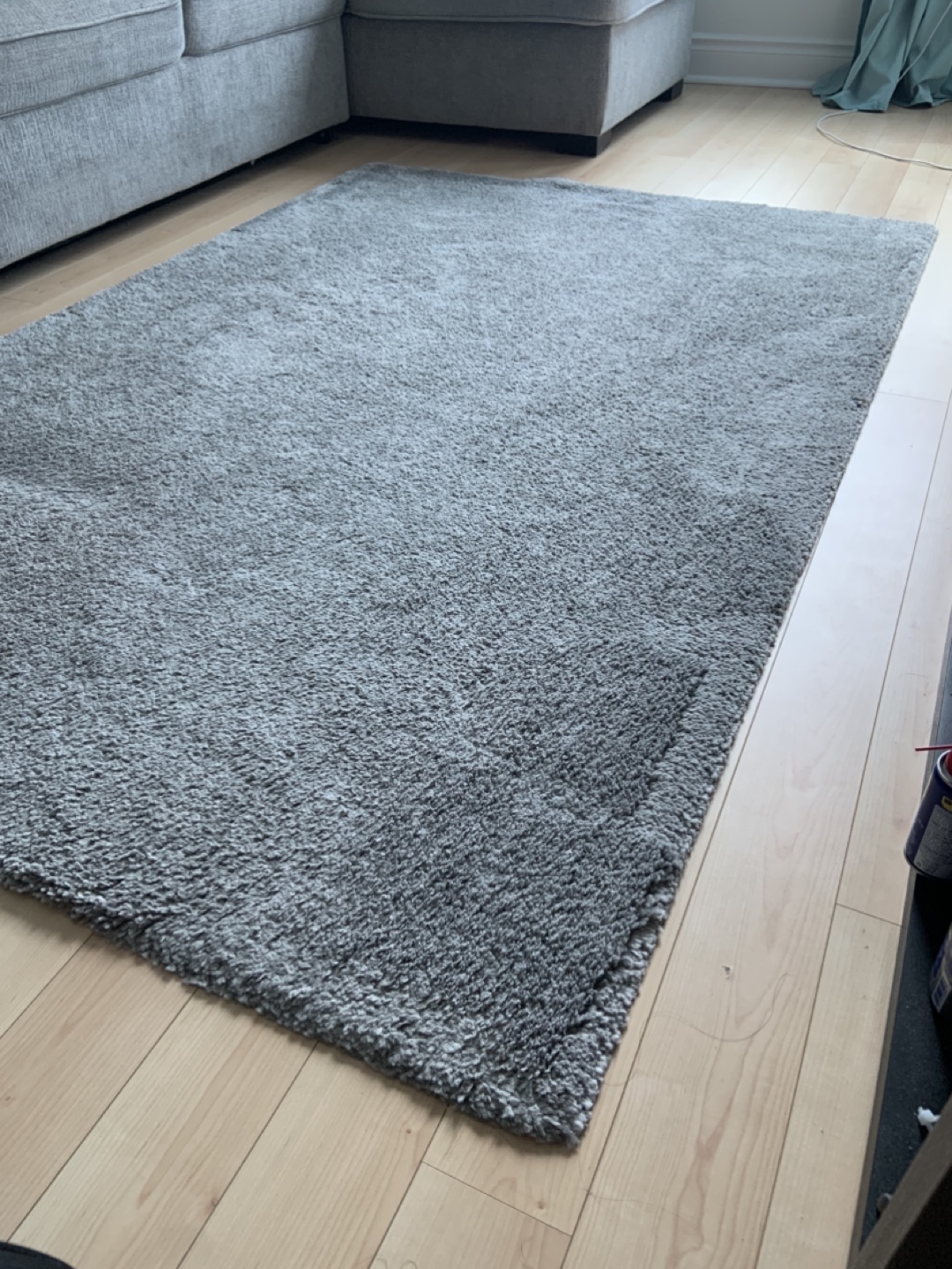IKEA STOENSE Grey Rug 133x195 cm