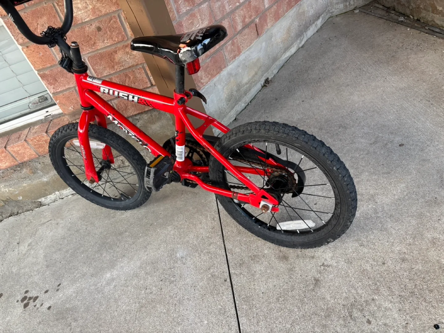 Kids' Red Rush Moto 16-inch Bike image indicator(4)