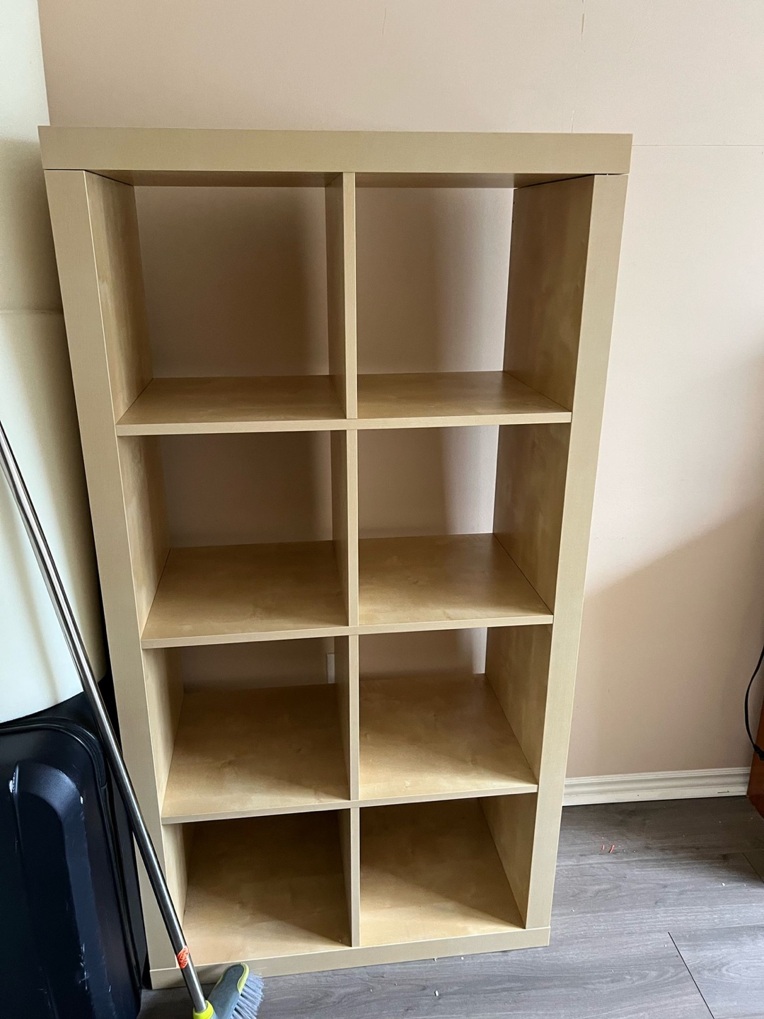 Brown Storage Unit & One Beige Cube Shelf - photo 2
