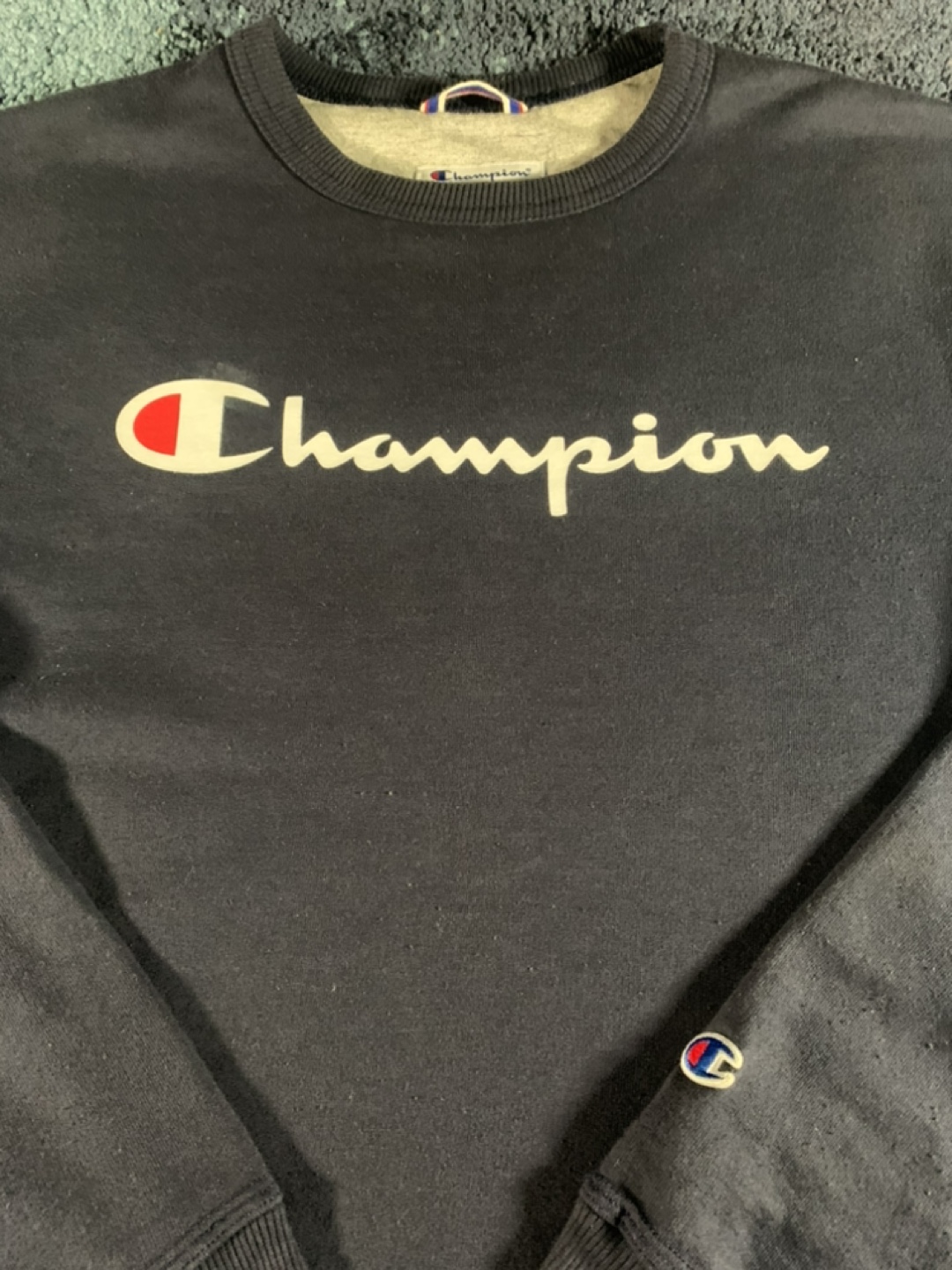 Champion Crewneck Sweatshirt - Navy - photo 2