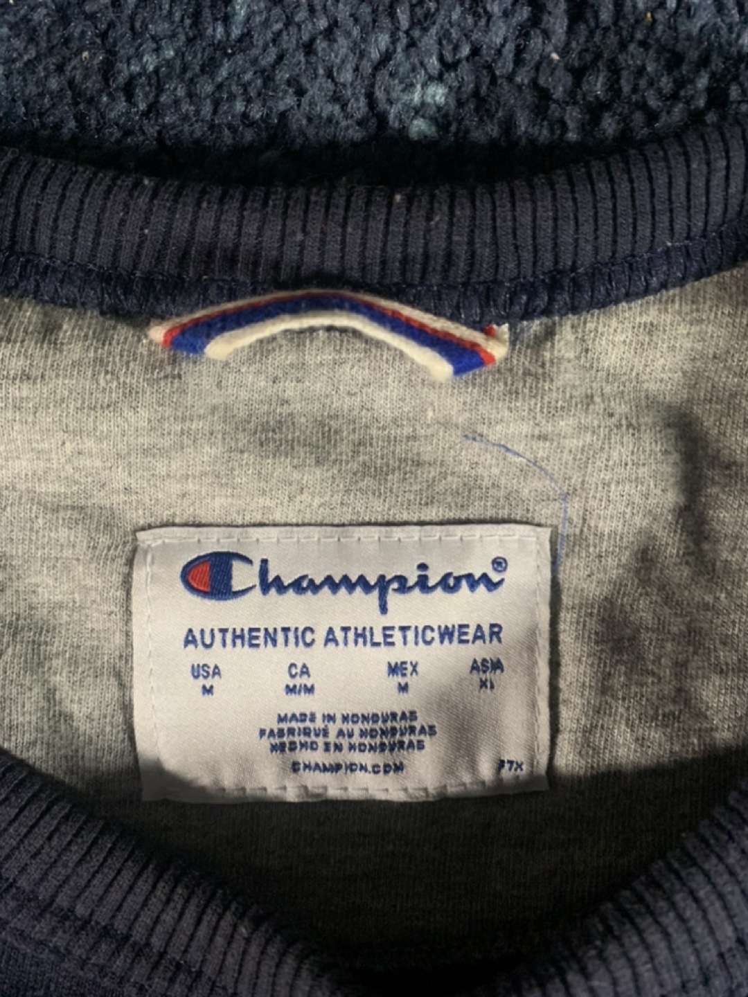 Champion Crewneck Sweatshirt - Navy - photo 4