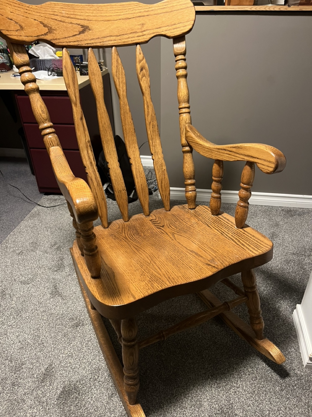 Solid Wood Rocking Chair